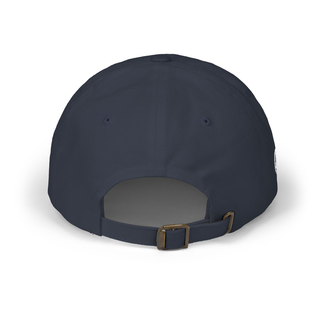02170 Classic Dad Cap — White Logo Baseball Hat