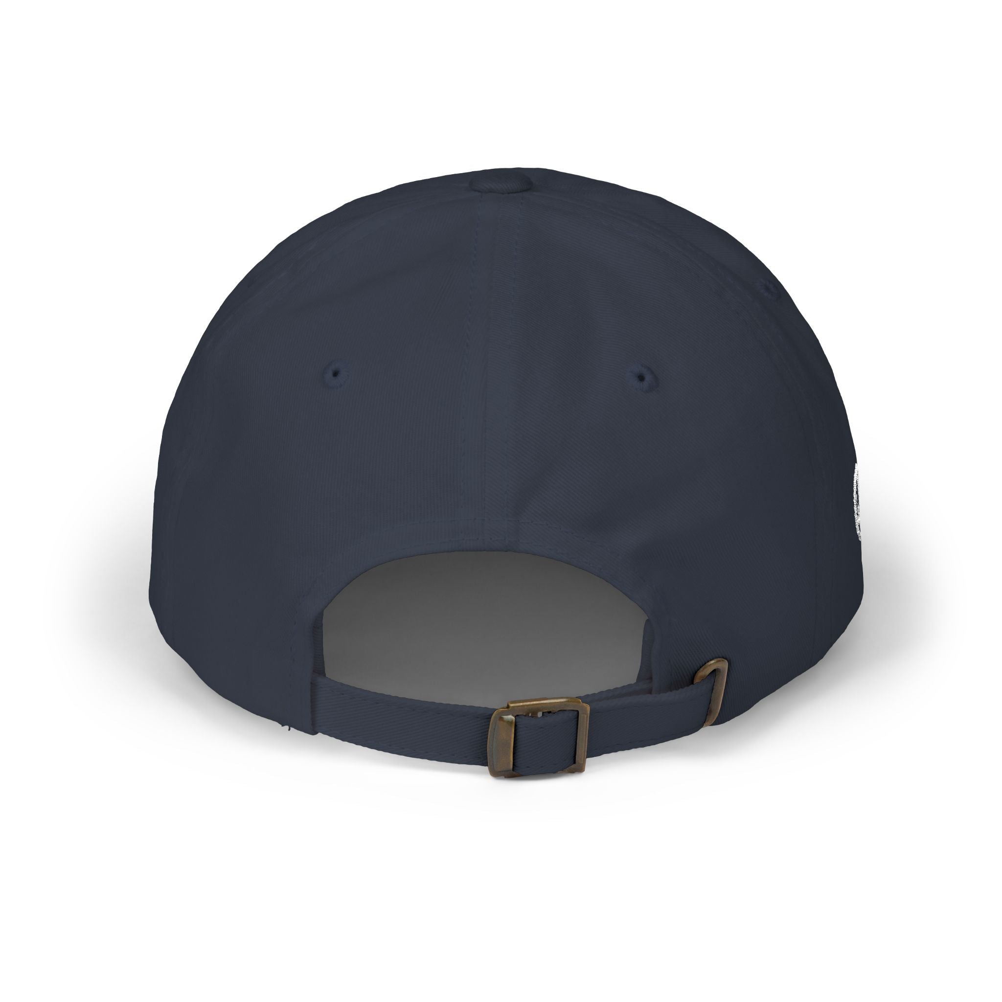 02170 Classic Dad Cap — White Logo Baseball Hat