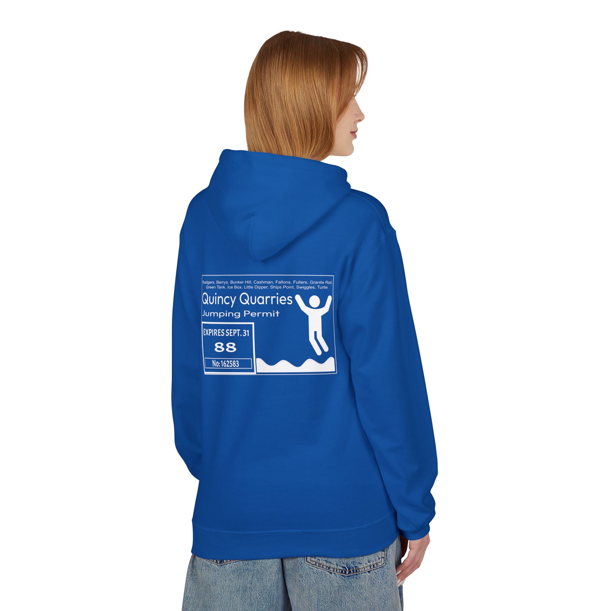 Quincy Quarries Permit Softstyle Hoodie