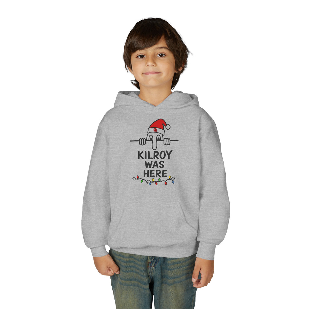 Kilroy Was Here Youth Holiday Hoodie- Front
