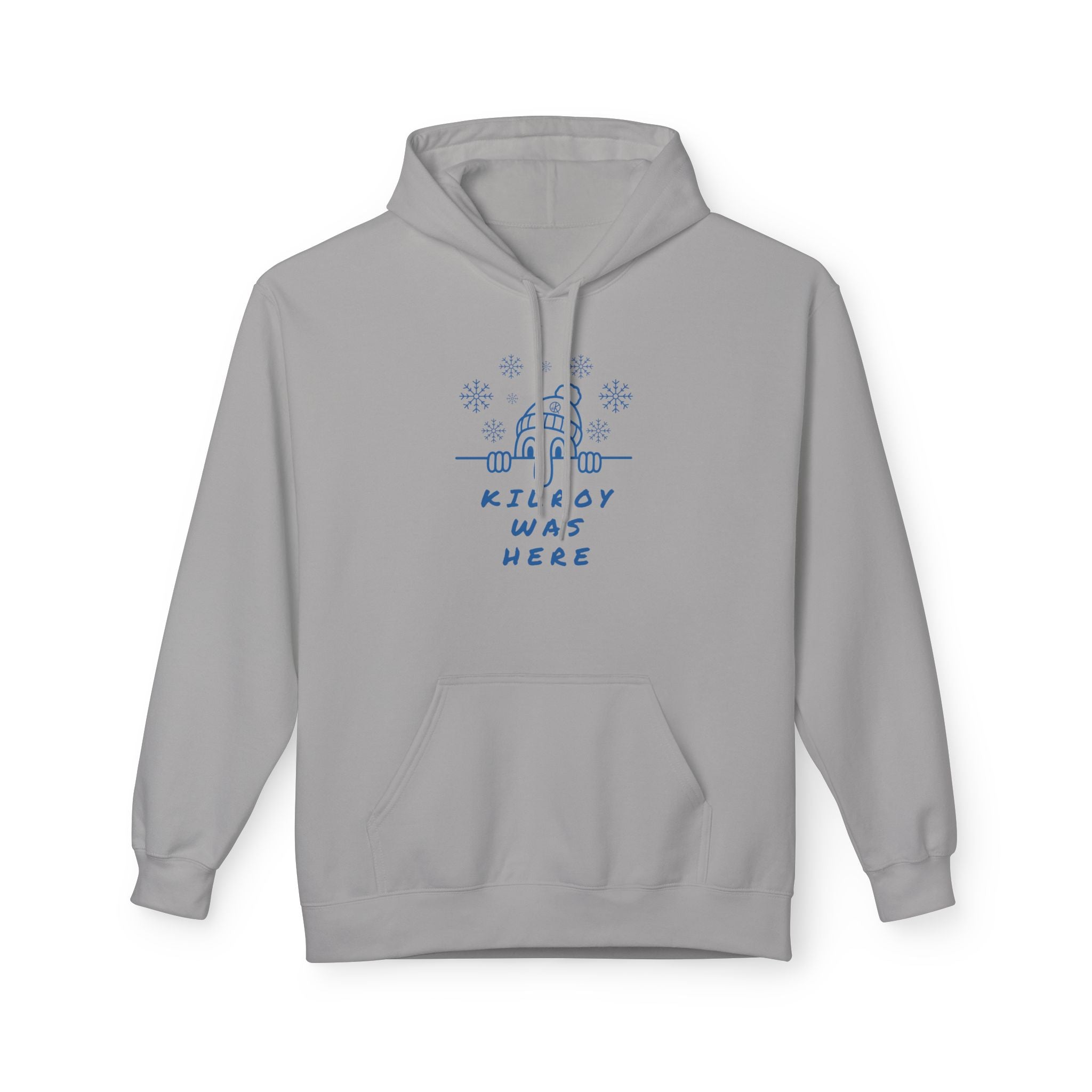 Kilroy Was Here Winter Blue Softstyle Hoodie- Front