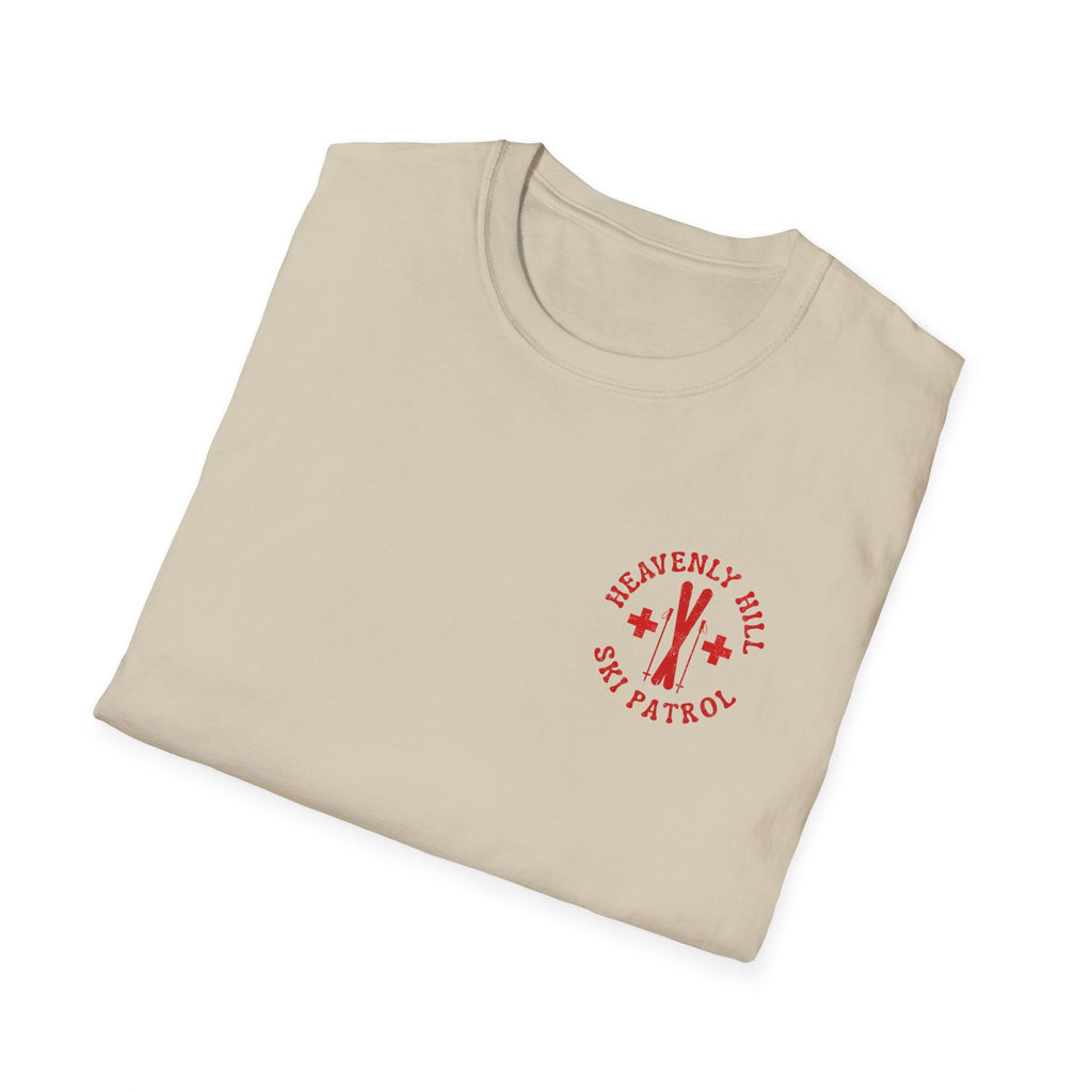 Distressed Heavenly Hill Ski Patrol T-shirt