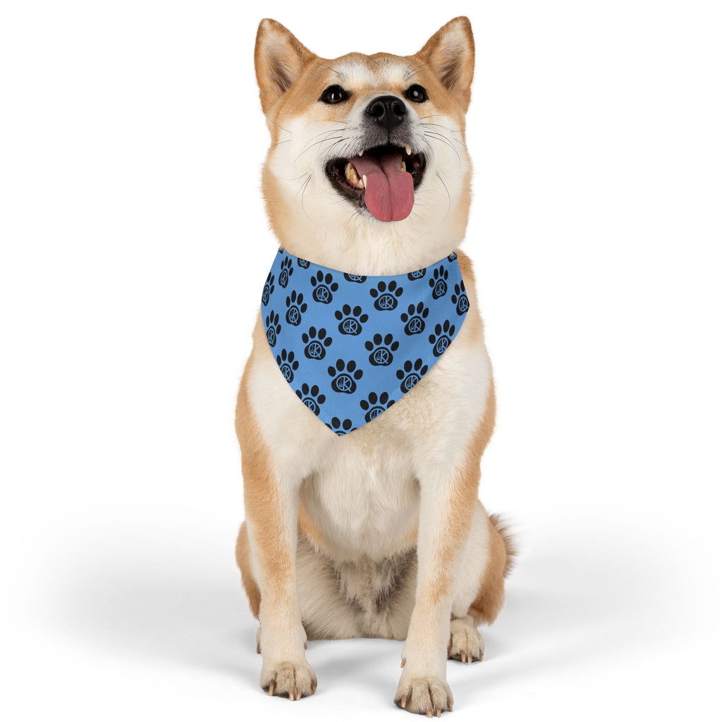 QK Pet Bandana Collar- Light Blue