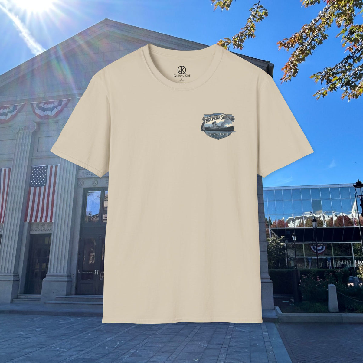 USS Massachusetts Fore River Shipyard T-Shirt