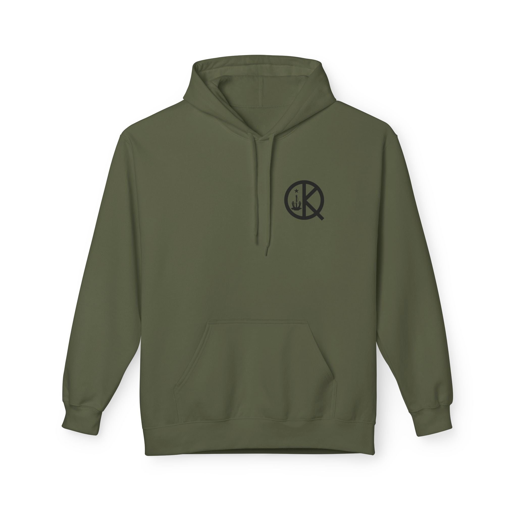 Quincy Quarries Permit Softstyle Hoodie- Black Text