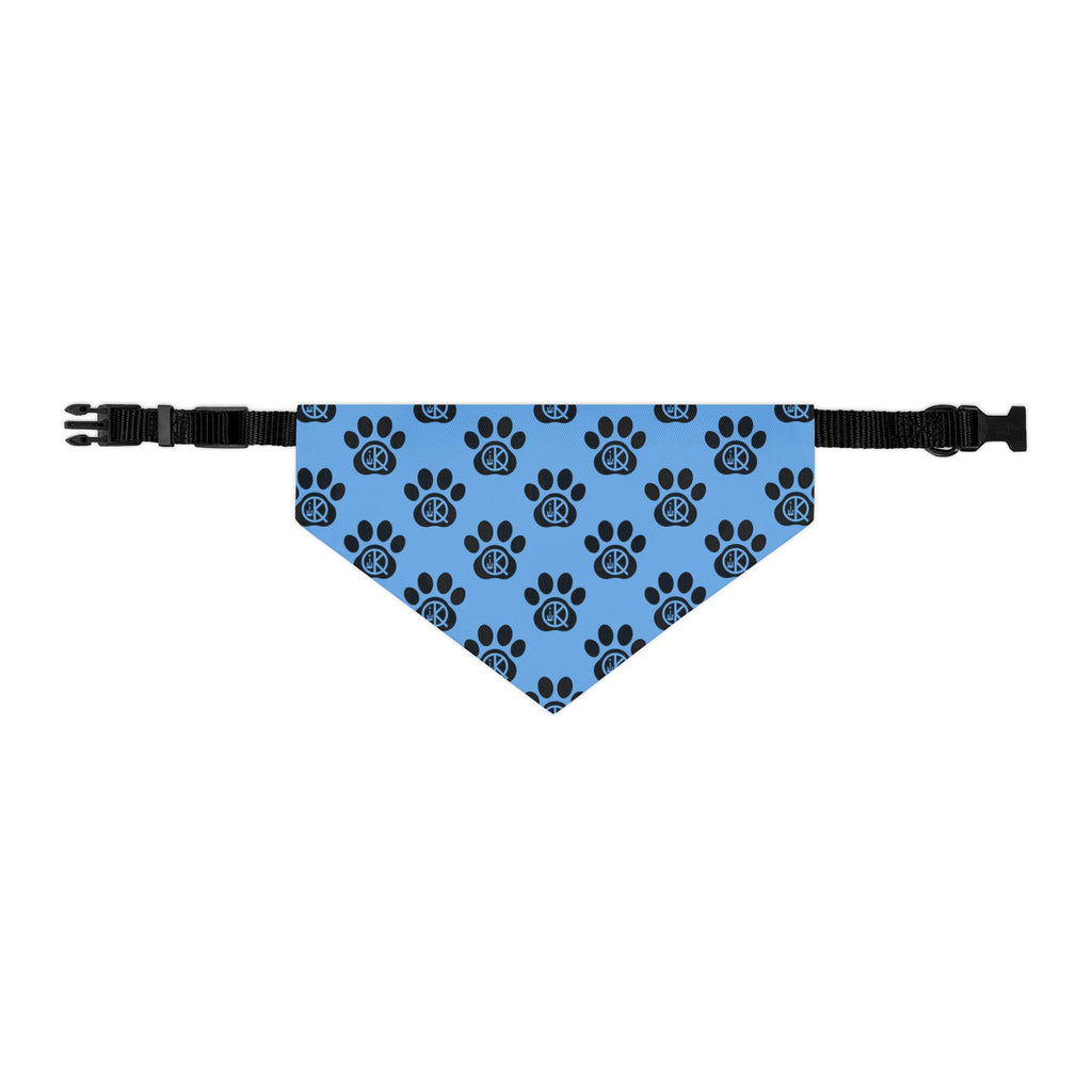 QK Pet Bandana Collar- Light Blue