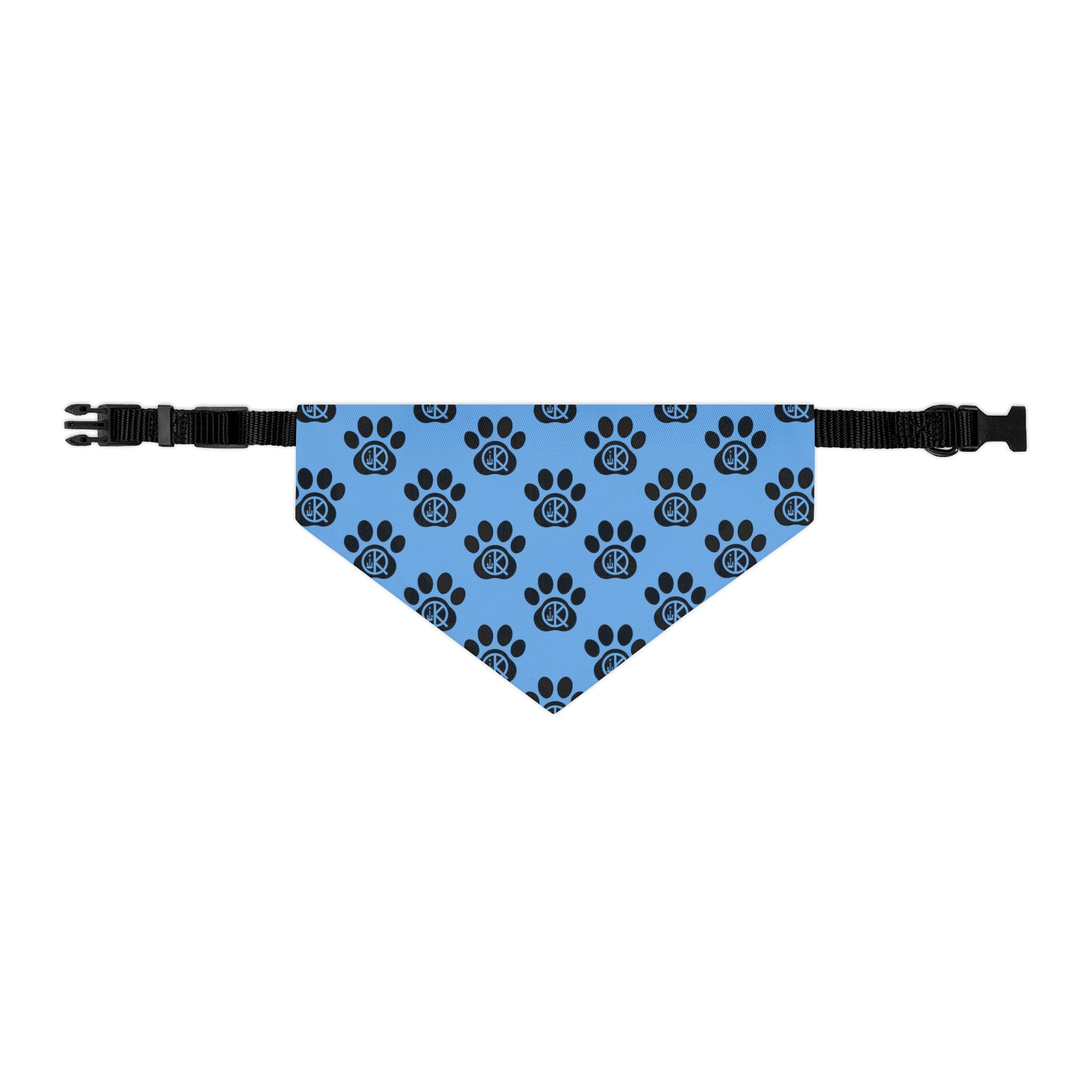 QK Pet Bandana Collar- Light Blue