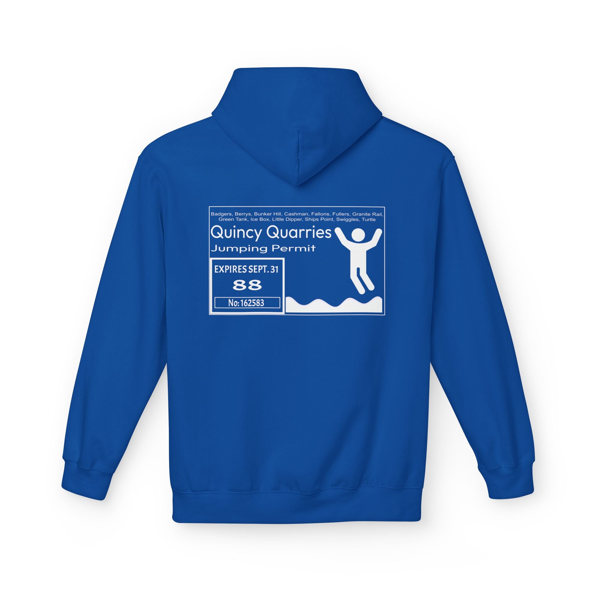 Quincy Quarries Permit Softstyle Hoodie