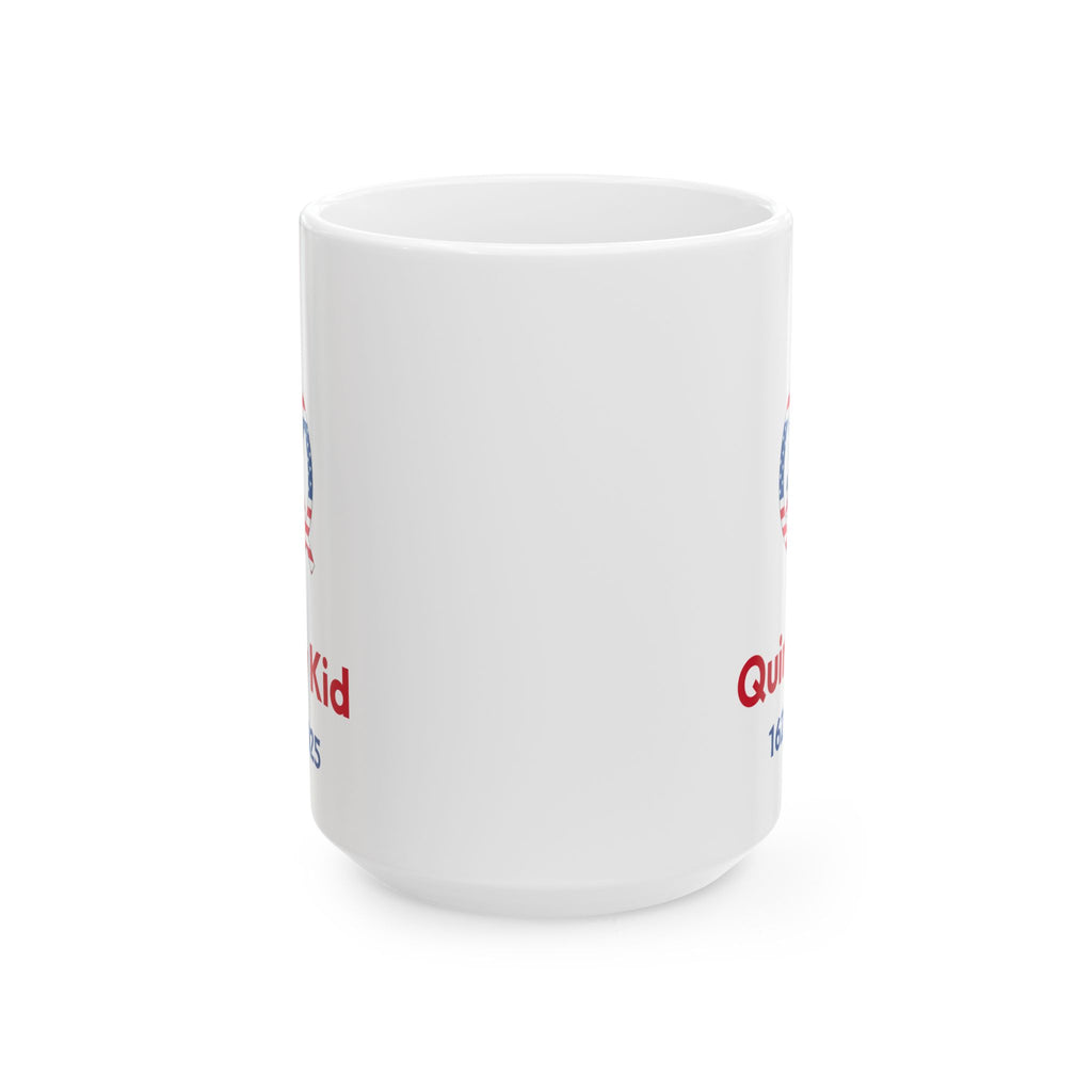 Quincy Kid Red, White and Blue Mug