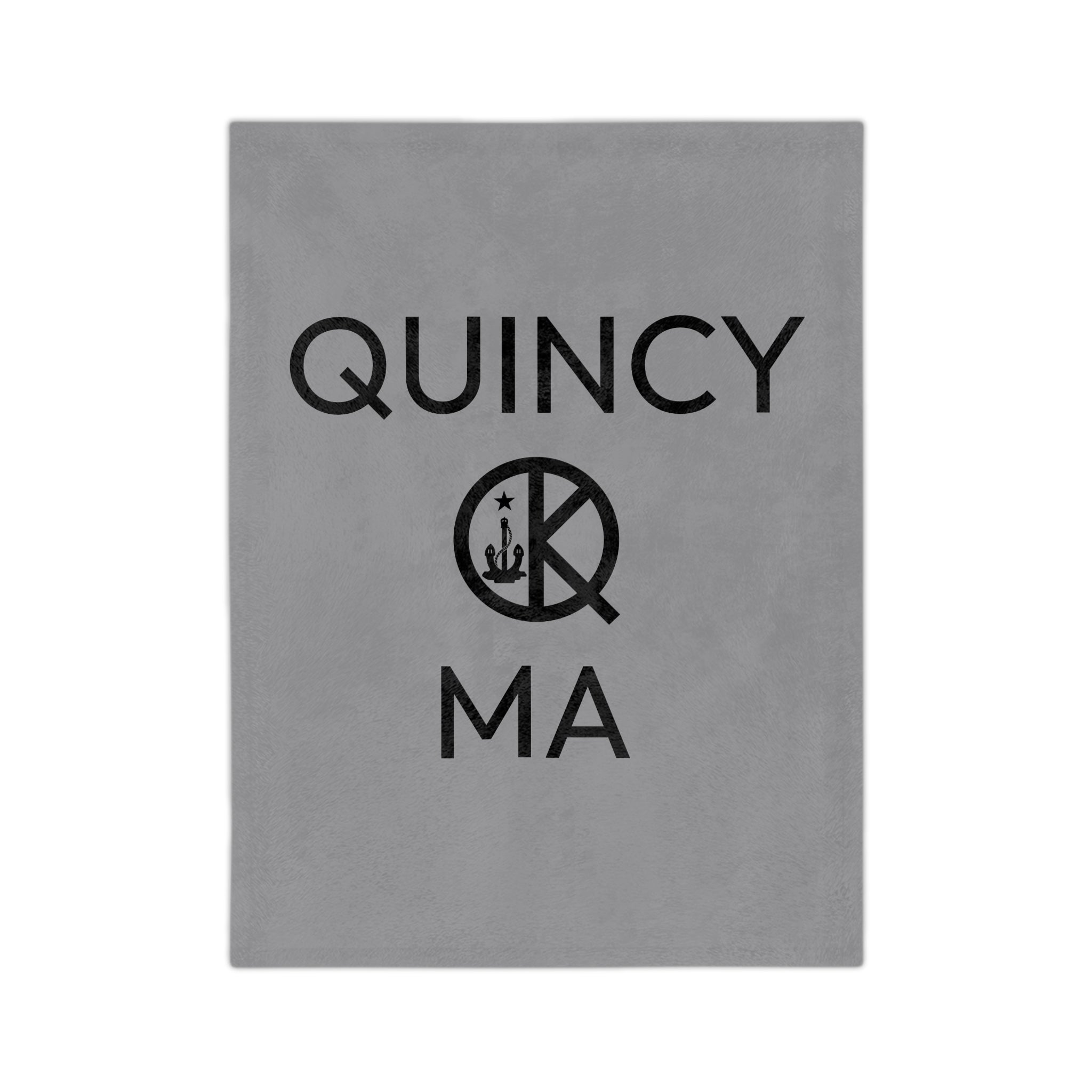 Quincy, MA Winter Throw Blanket — Stay Warm Velveteen Microfiber