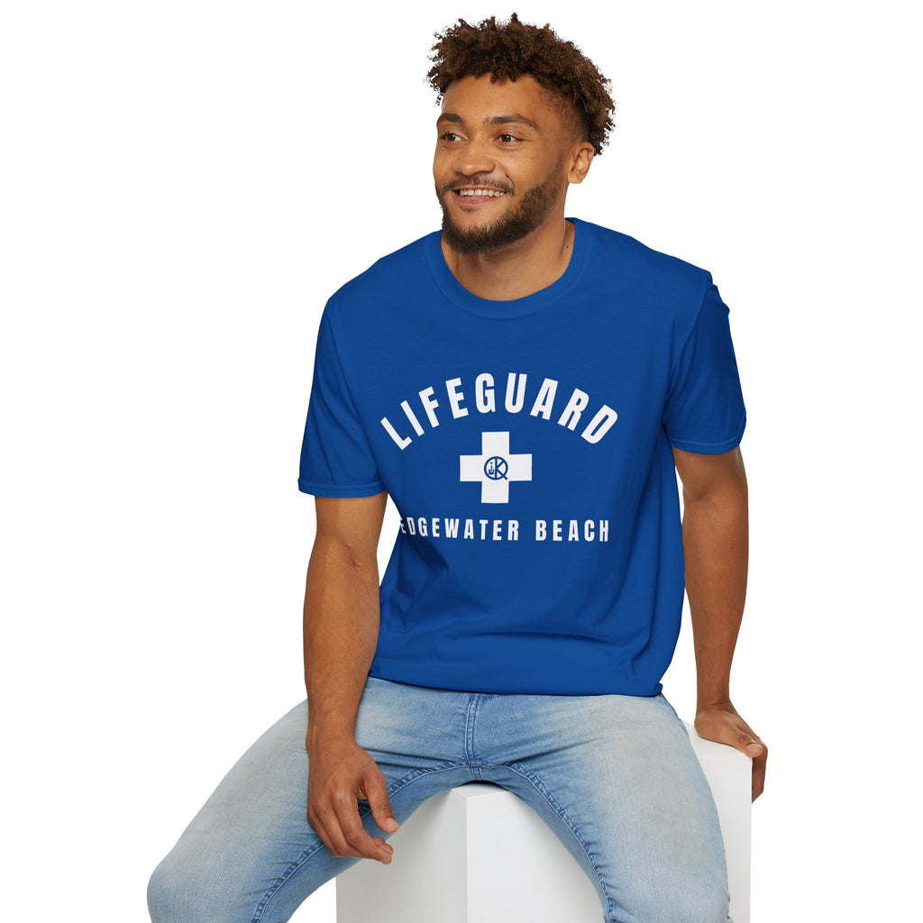 Edgewater Beach Lifeguard T-shirt
