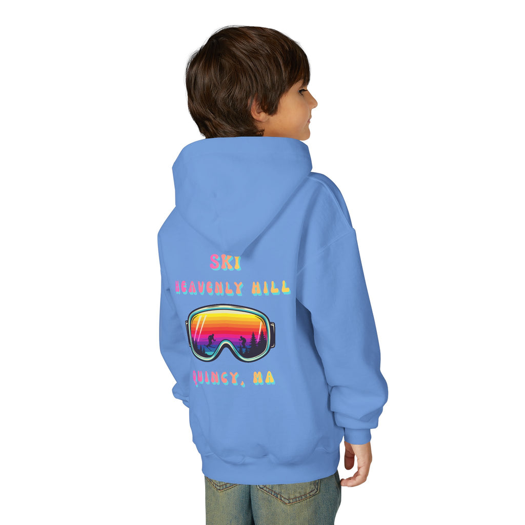 Ski Heavenly Hill Youth Softstyle Hoodie- QK Logo