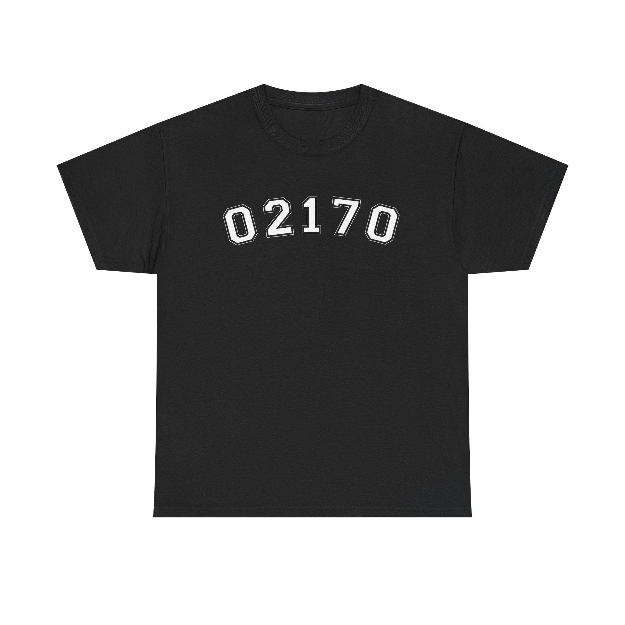 02170- Quincy Zip Code T-shirt White Text