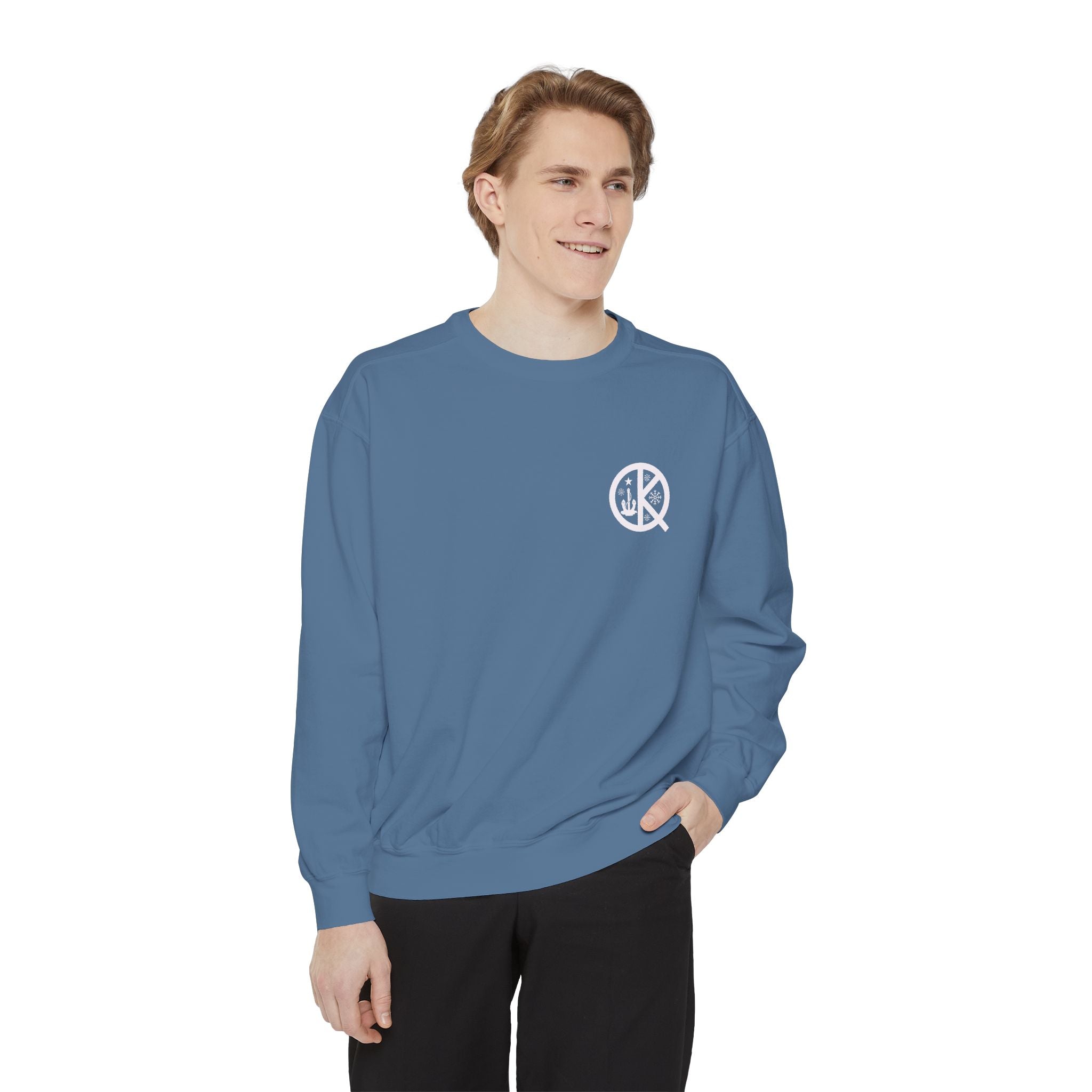 Quincy Center Holiday Sweatshirt- Back