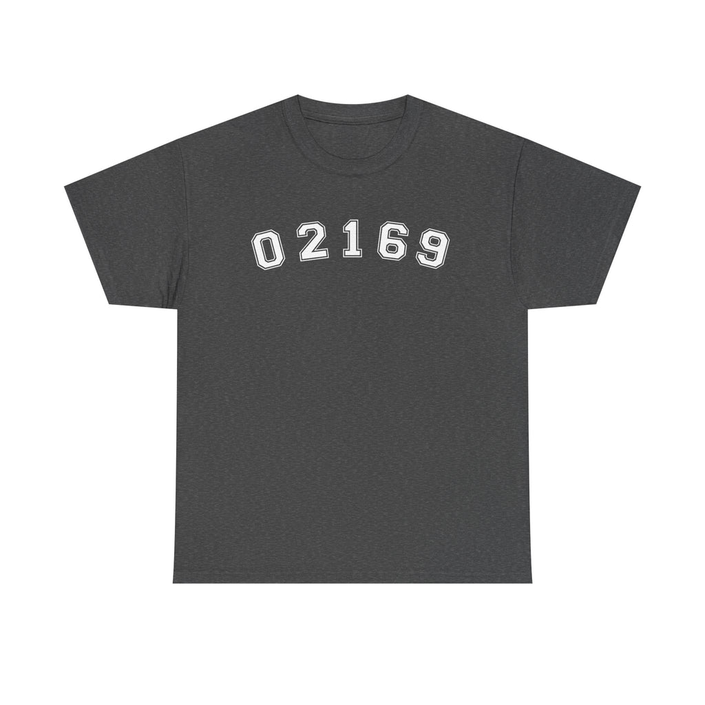 02169- Quincy Zip Code T-shirt White Text