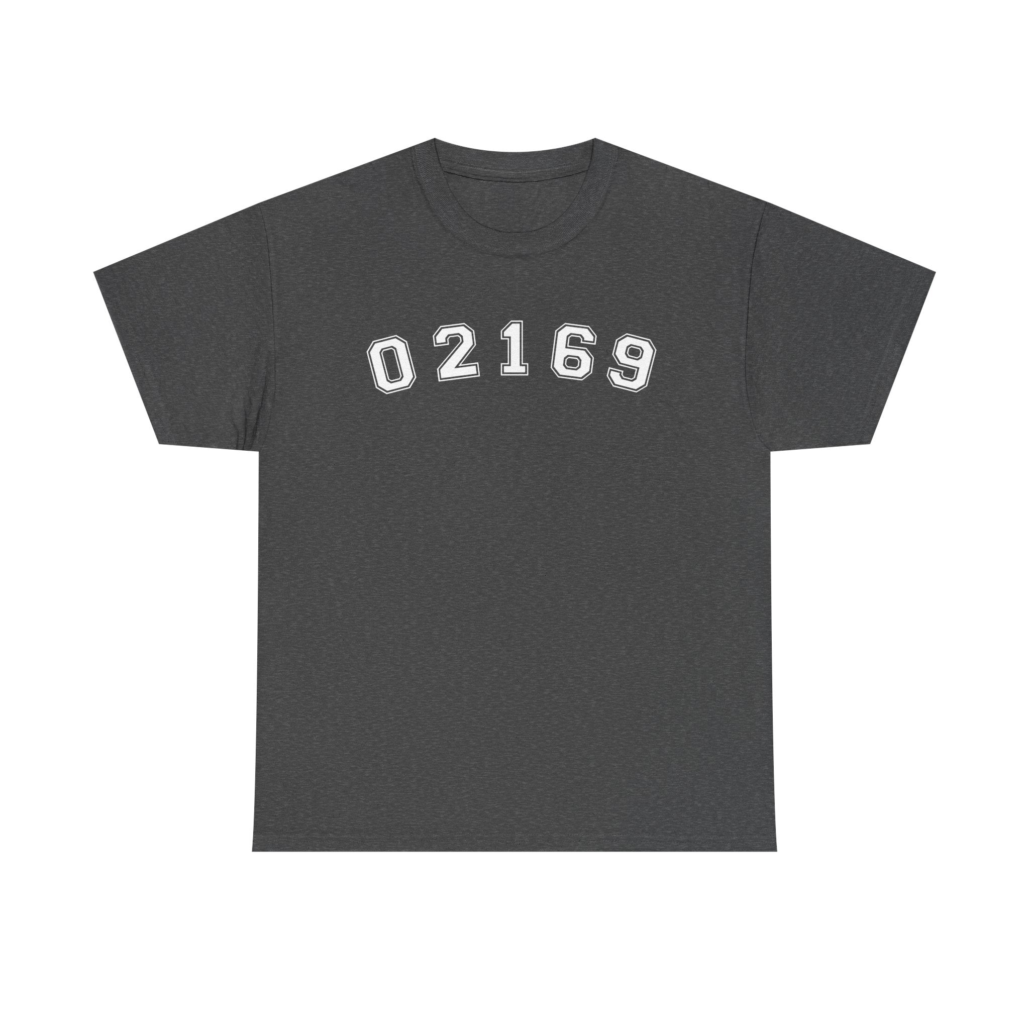 02169- Quincy Zip Code T-shirt White Text