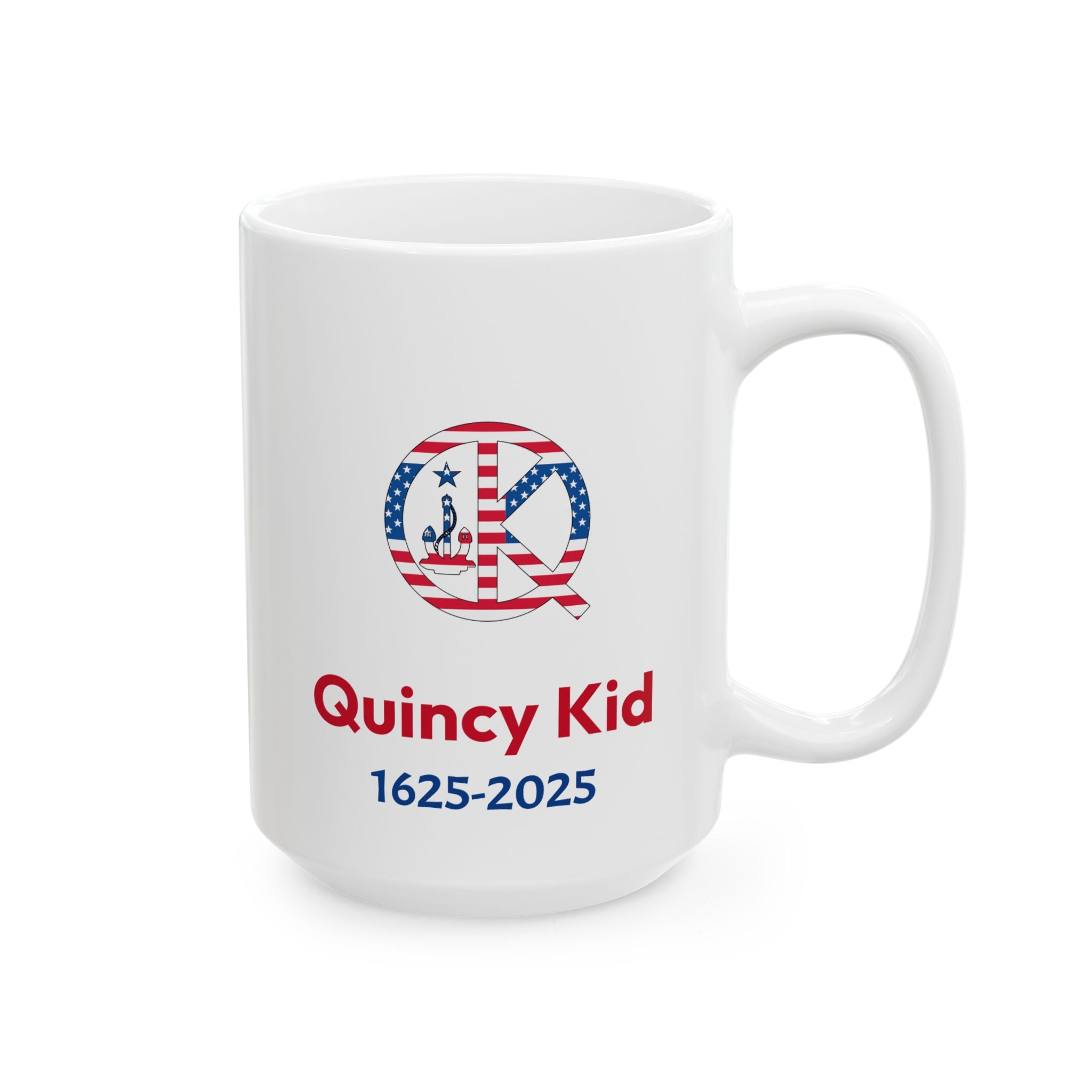 Quincy Kid Red, White and Blue Mug