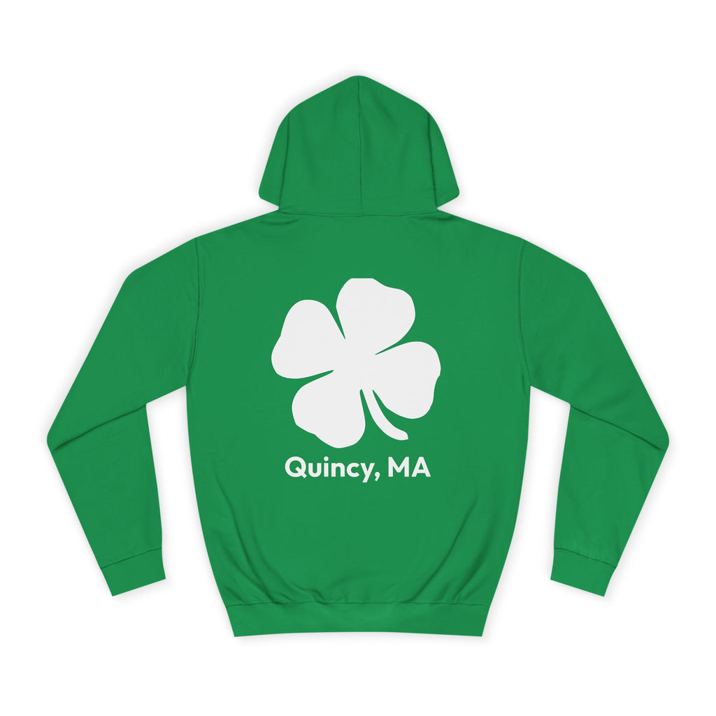 Quincy, MA Shamrock Hoodie