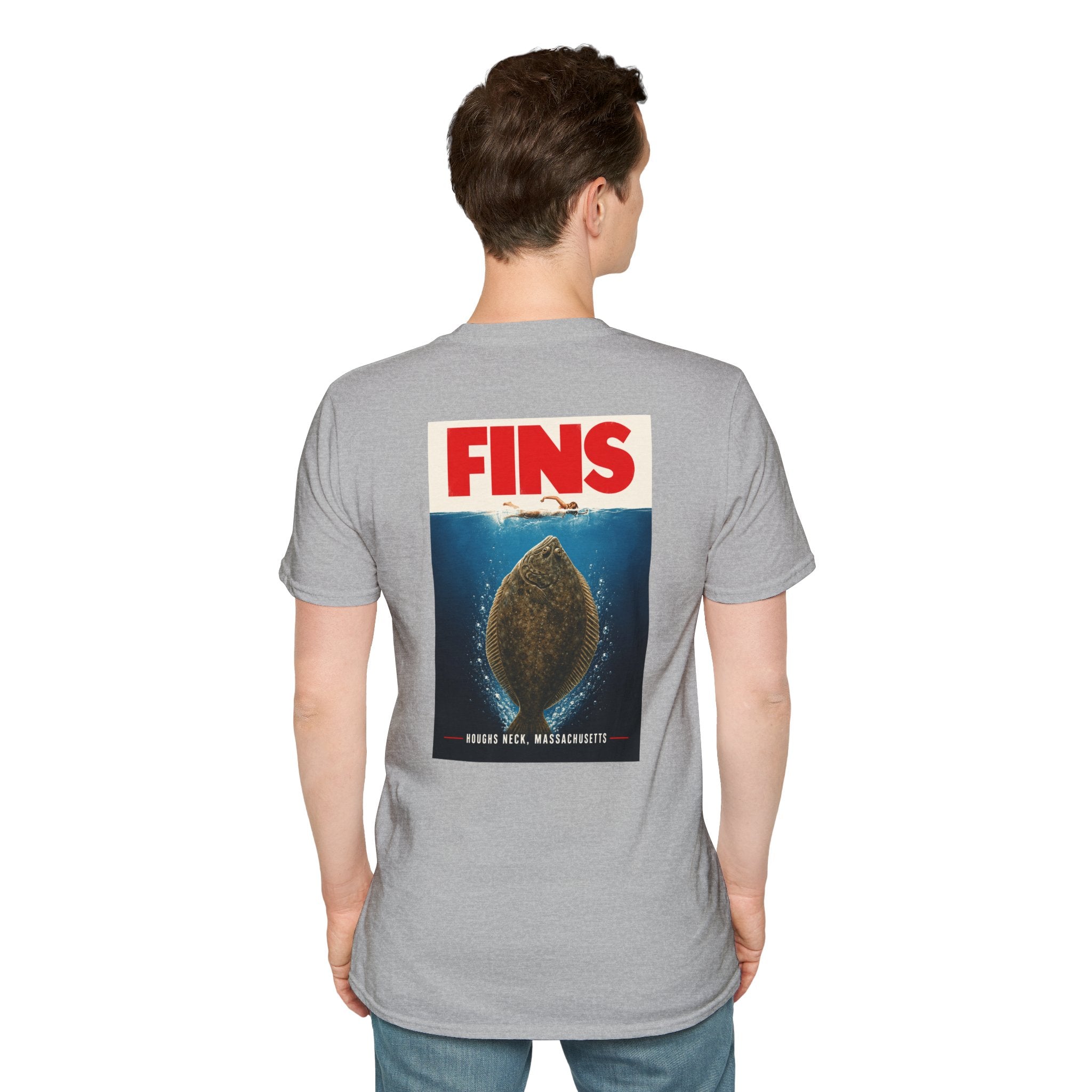 Houghs Neck Flounder Jaws T-Shirt
