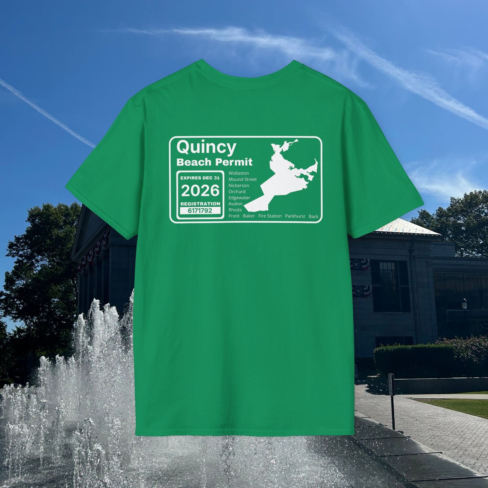 Quincy Beach Permit T-Shirt - Unisex