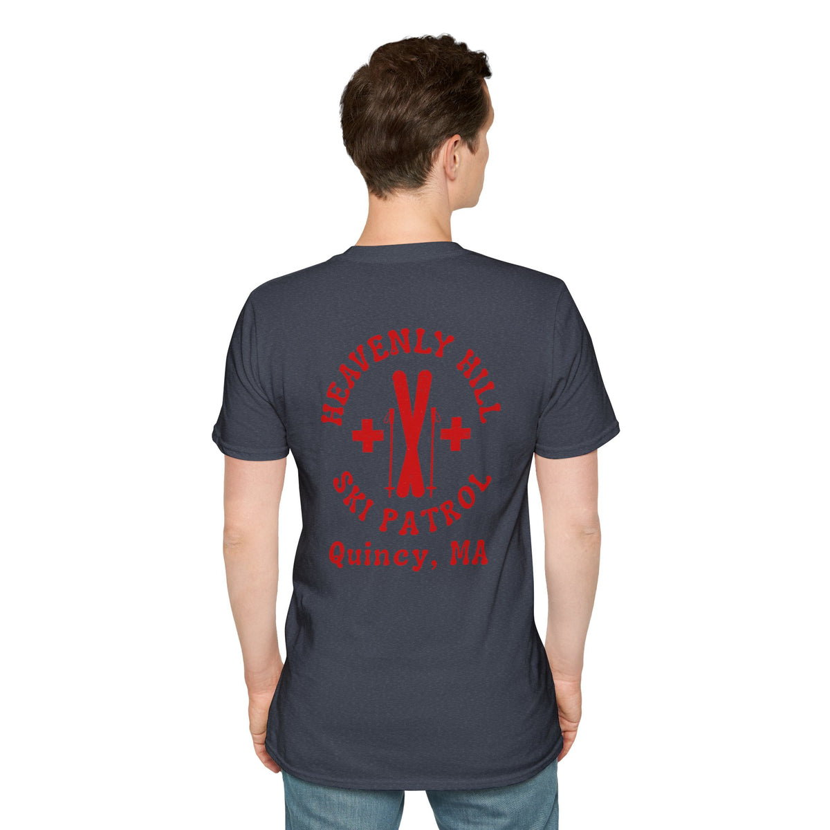 Distressed Heavenly Hill Ski Patrol T-shirt