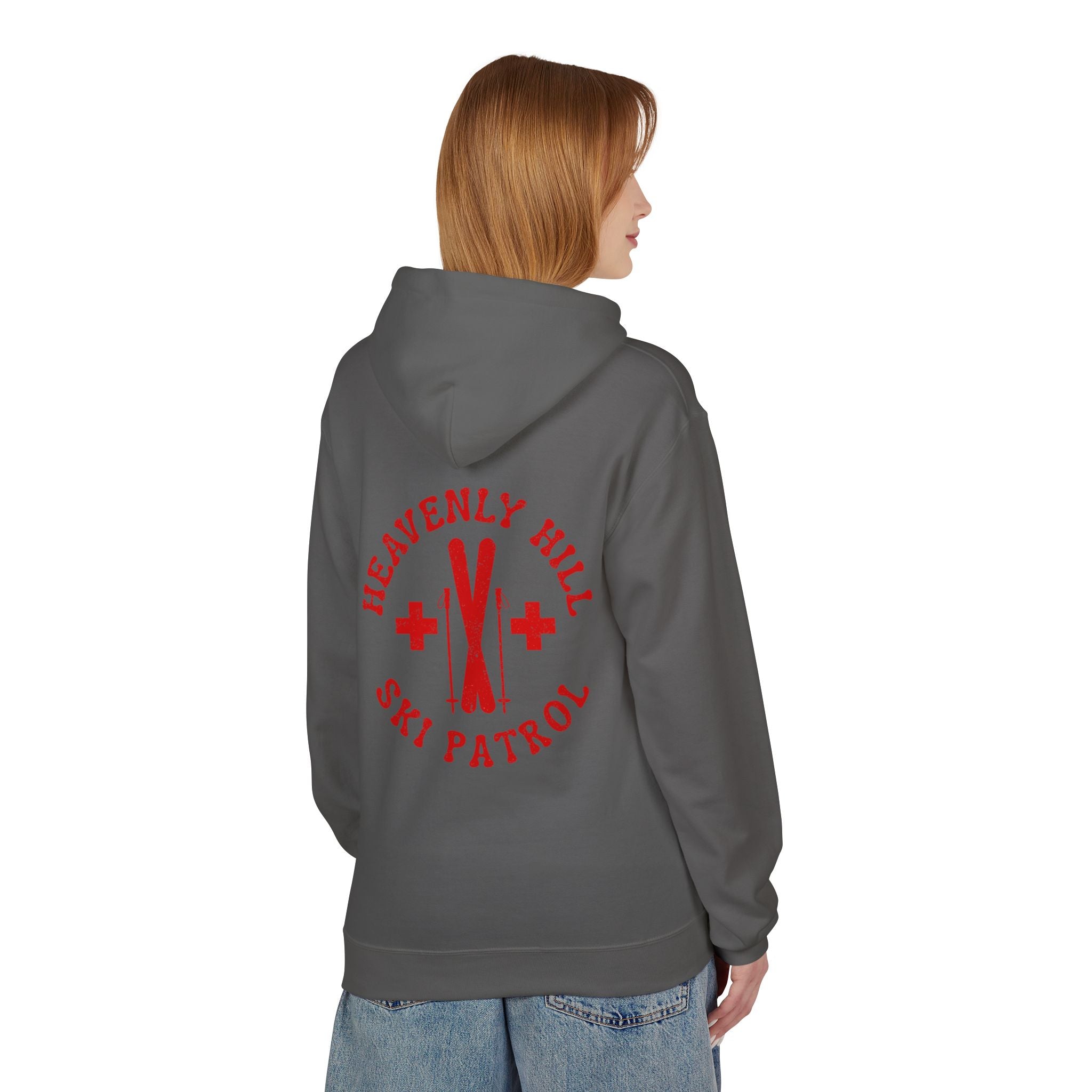Distressed Heavenly Hill Ski Patrol Softstyle Hoodie