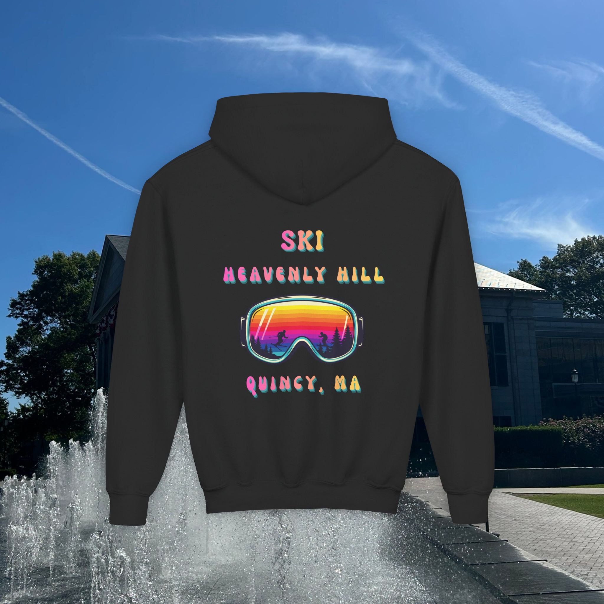 Ski Heavenly Hill Youth Softstyle Hoodie