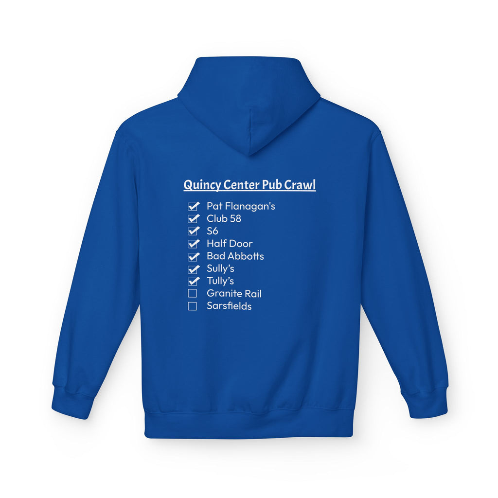 Quincy Center Pub Crawl Throwback Hoodie