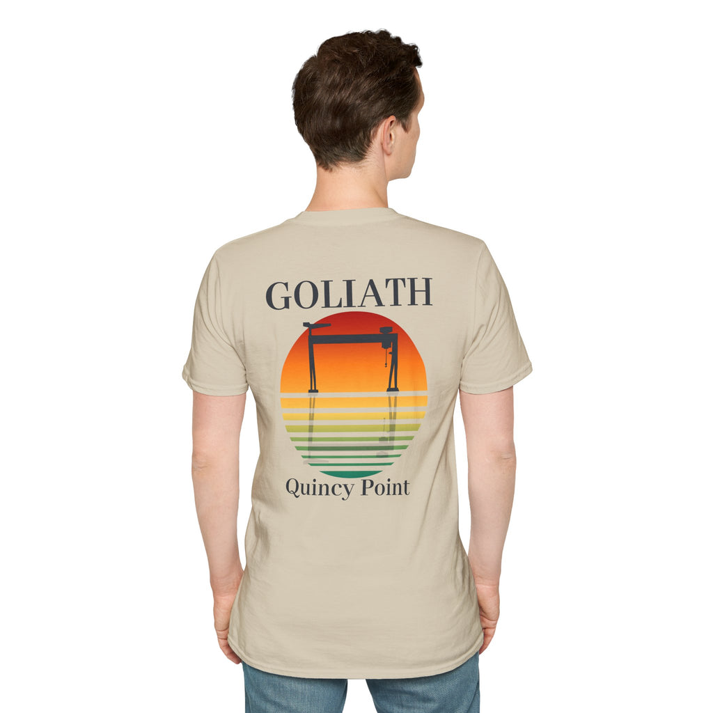 Fore River Shipyard Goliath Sunset T-shirt
