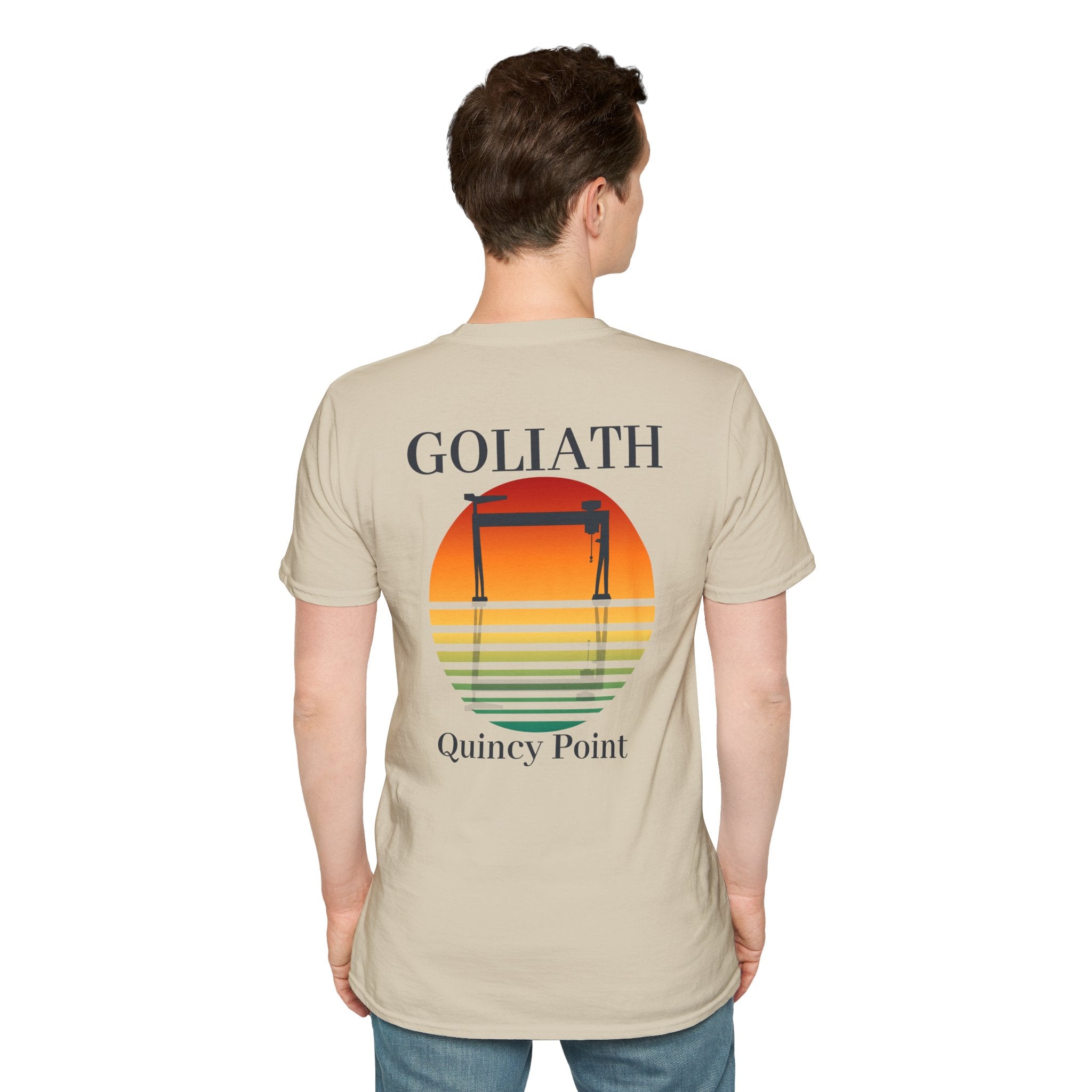 Fore River Shipyard Goliath Sunset T-shirt