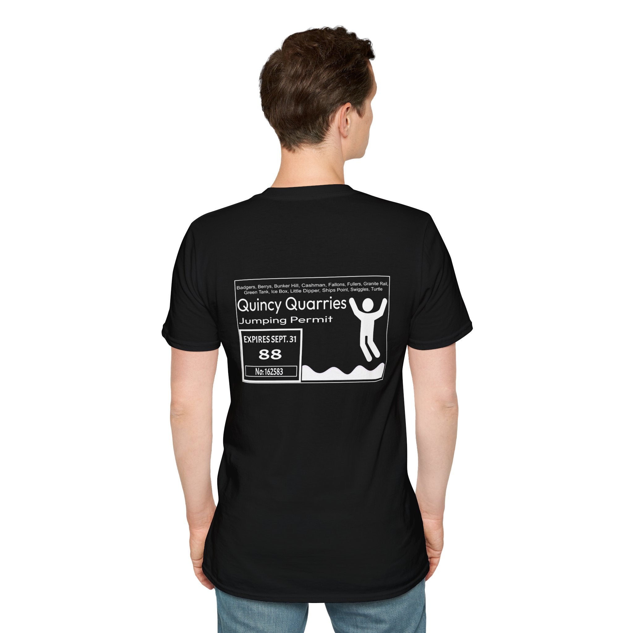 Quincy Quarries Permit T-shirt
