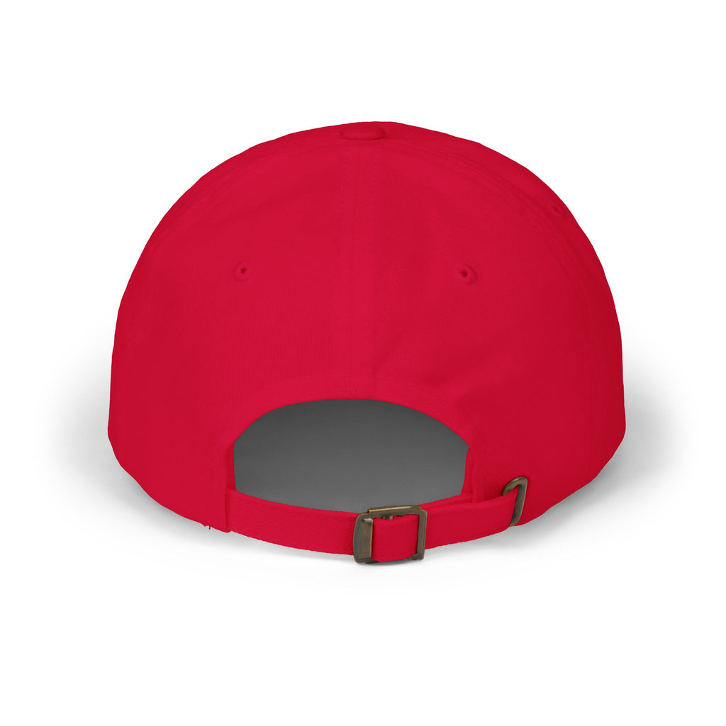 Quincy QK Classic Dad Cap — White Logo Baseball Hat