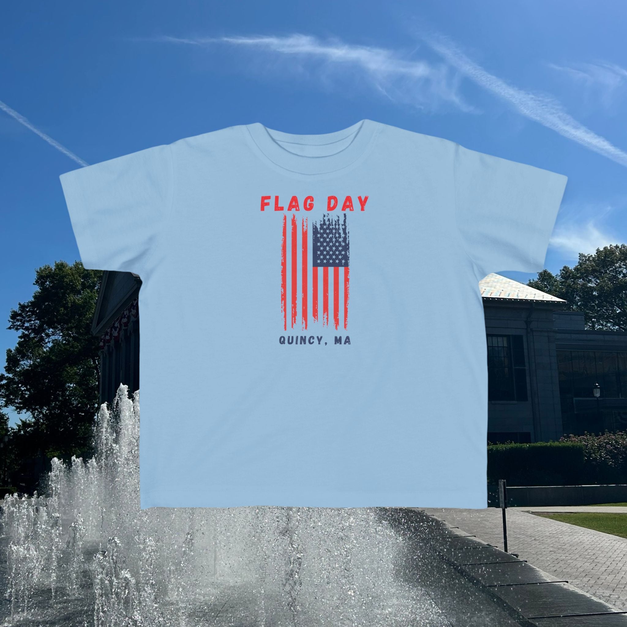 Quincy Flag Day Toddler Tee