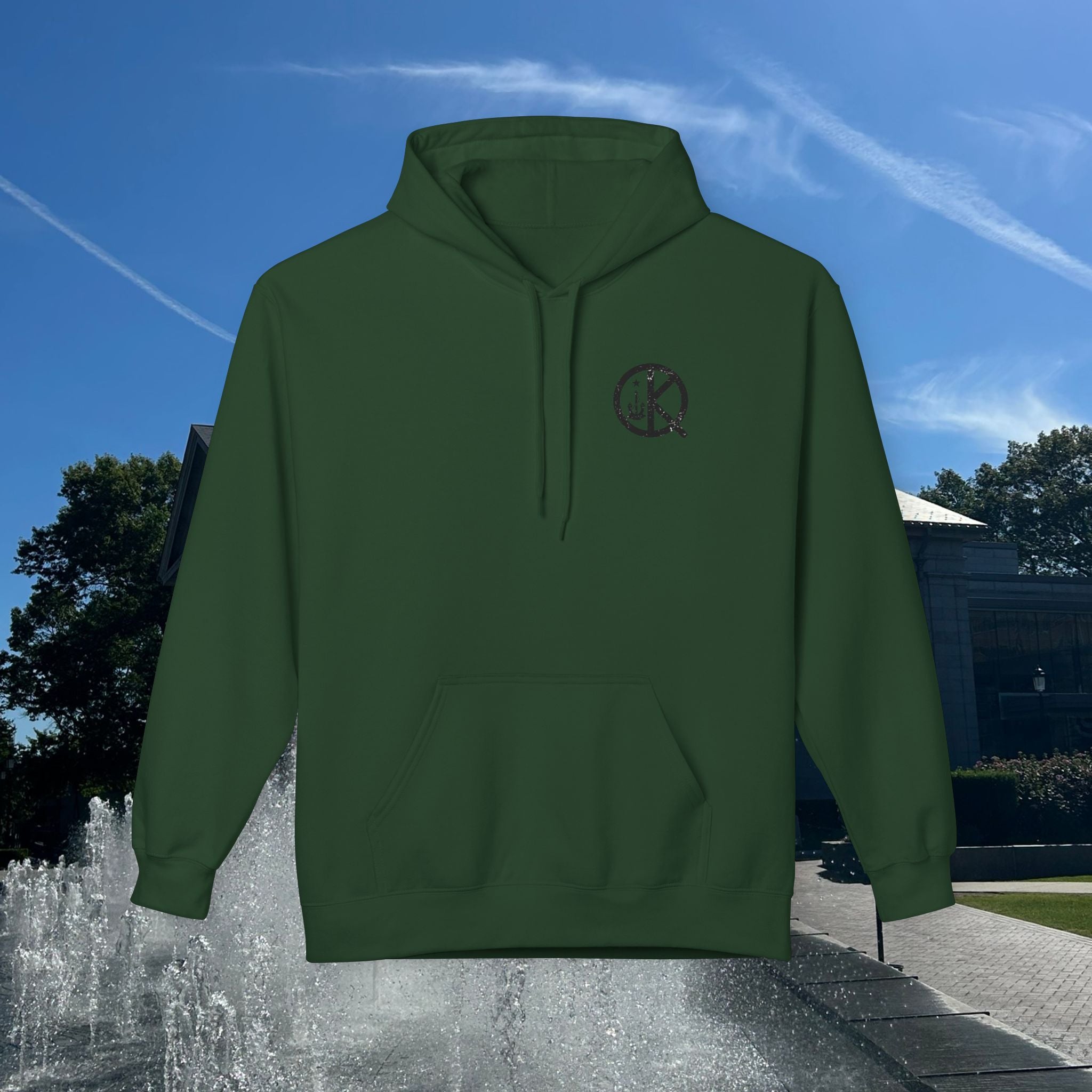 Distressed Ski Heavenly Hill Softstyle Hoodie
