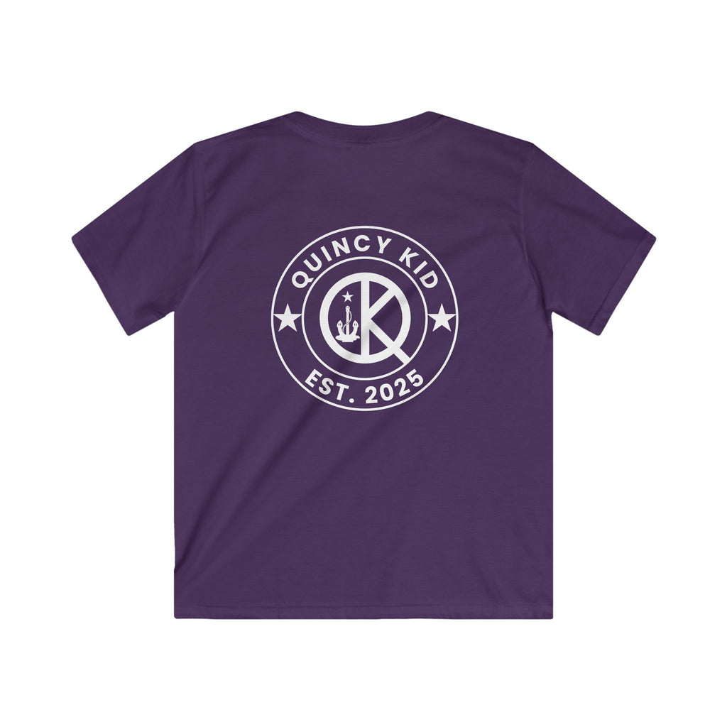 Youth Quincy Kid T-Shirt White Emblem