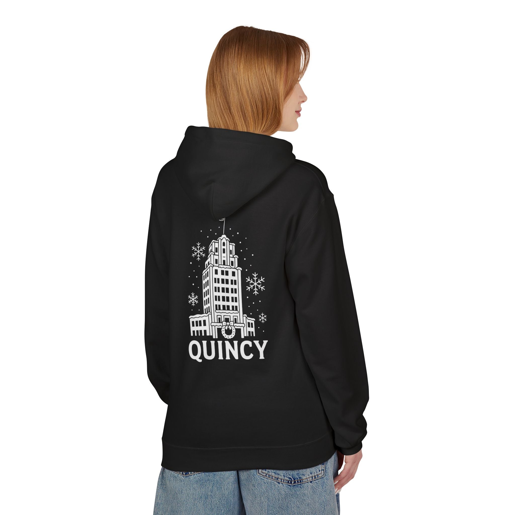 Quincy Center Holiday Scene Hoodie