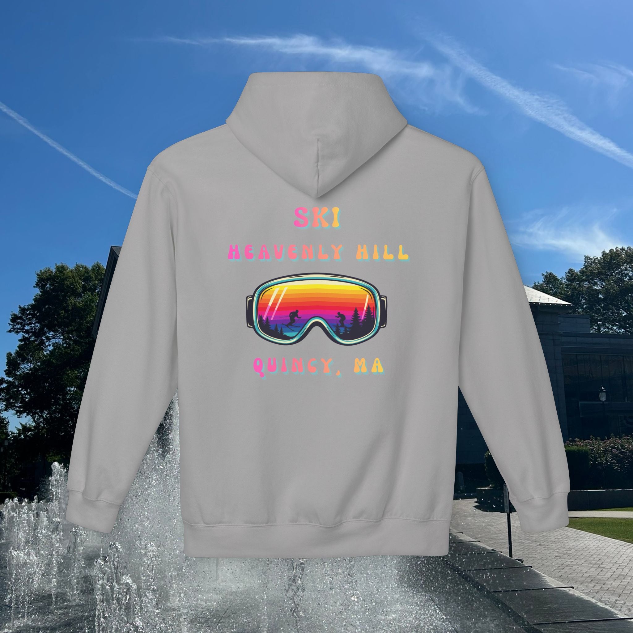 Ski Heavenly Hill Softstyle Hoodie- QK Logo