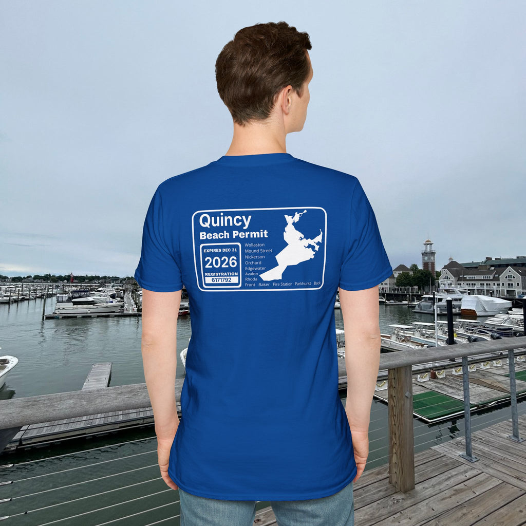 Quincy Beach Permit T-Shirt - Unisex