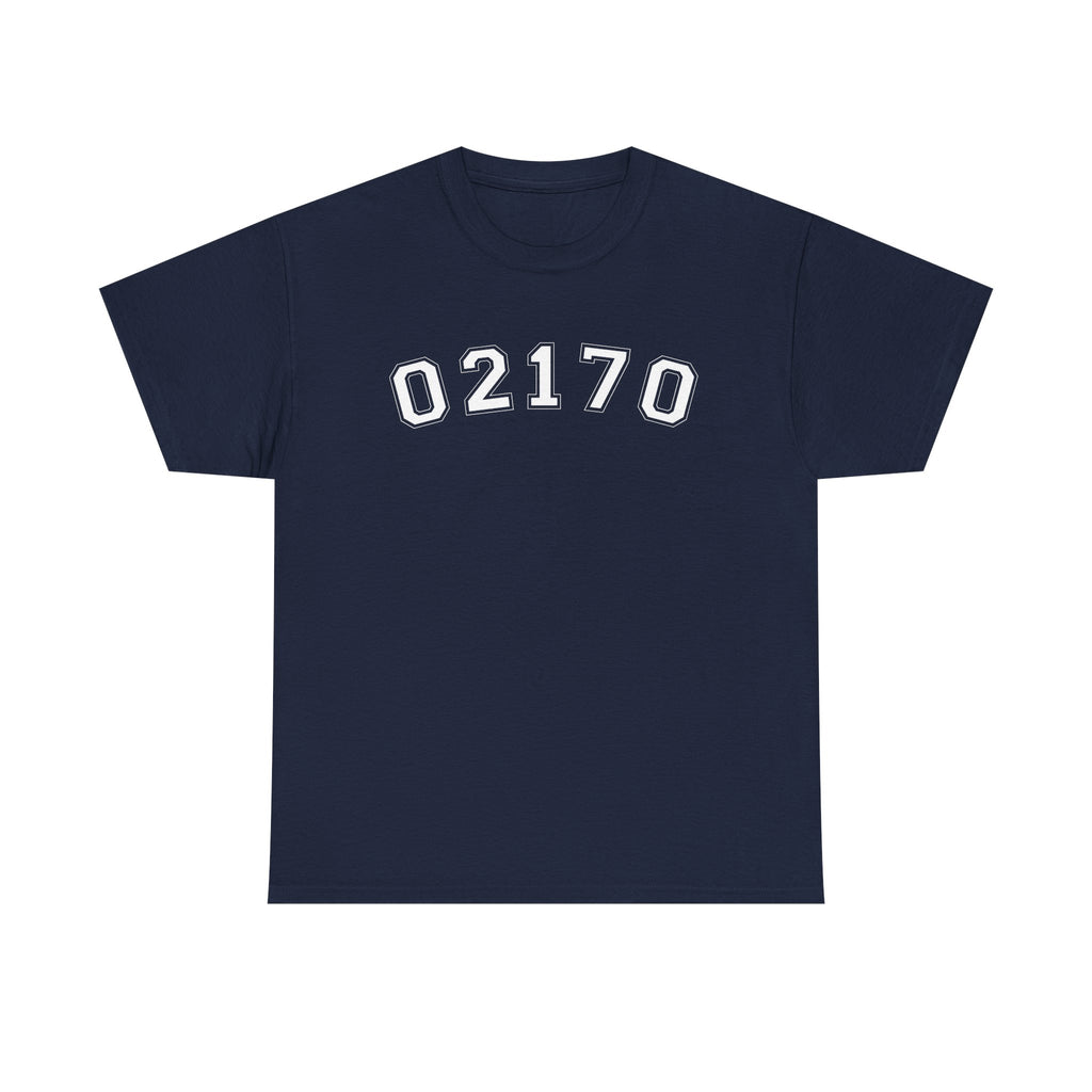 02170- Quincy Zip Code T-shirt White Text