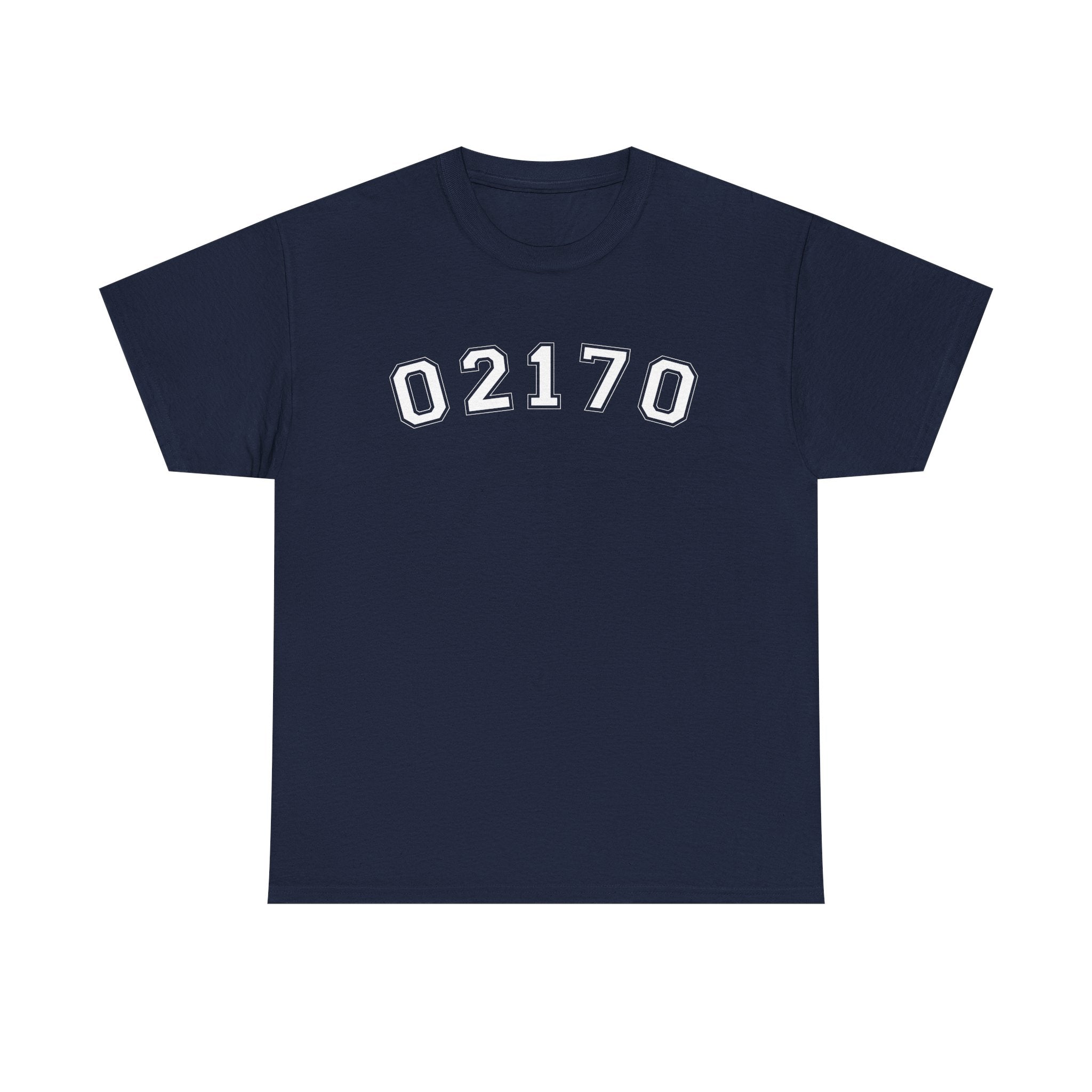 02170- Quincy Zip Code T-shirt White Text