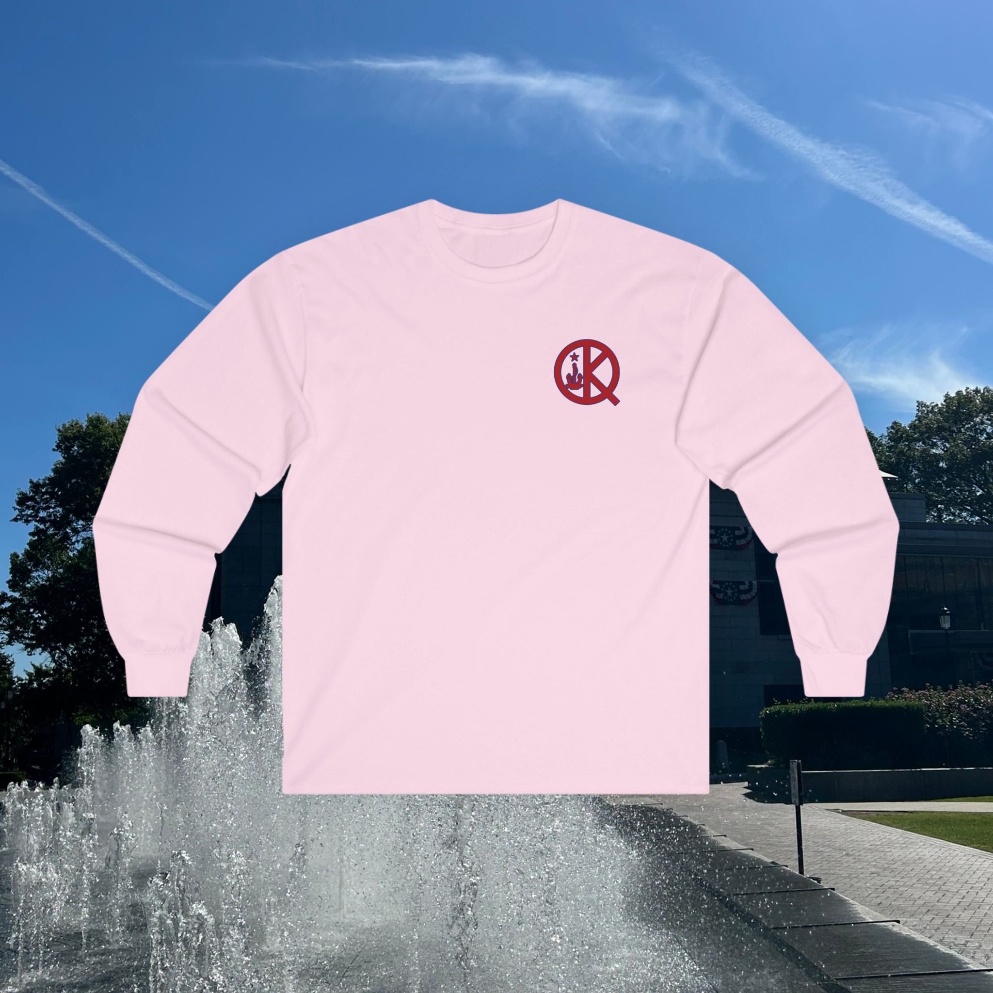 Kilroy Was Here Flag Day 75 Years of Flag Day Long Sleeve Tee