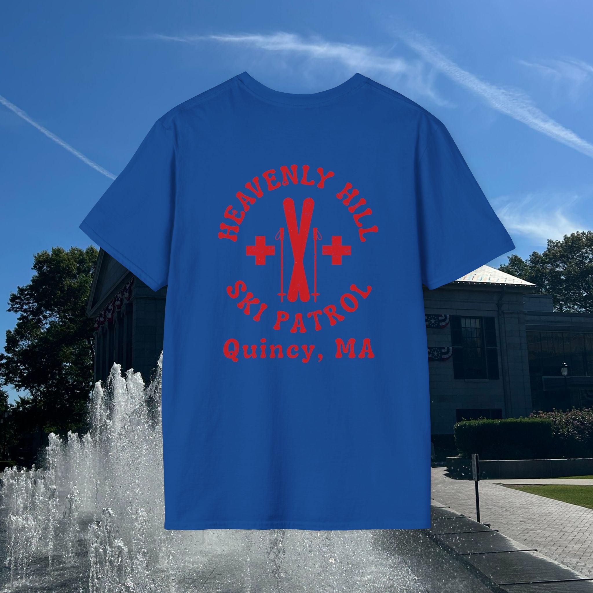 Distressed Heavenly Hill Ski Patrol T-shirt