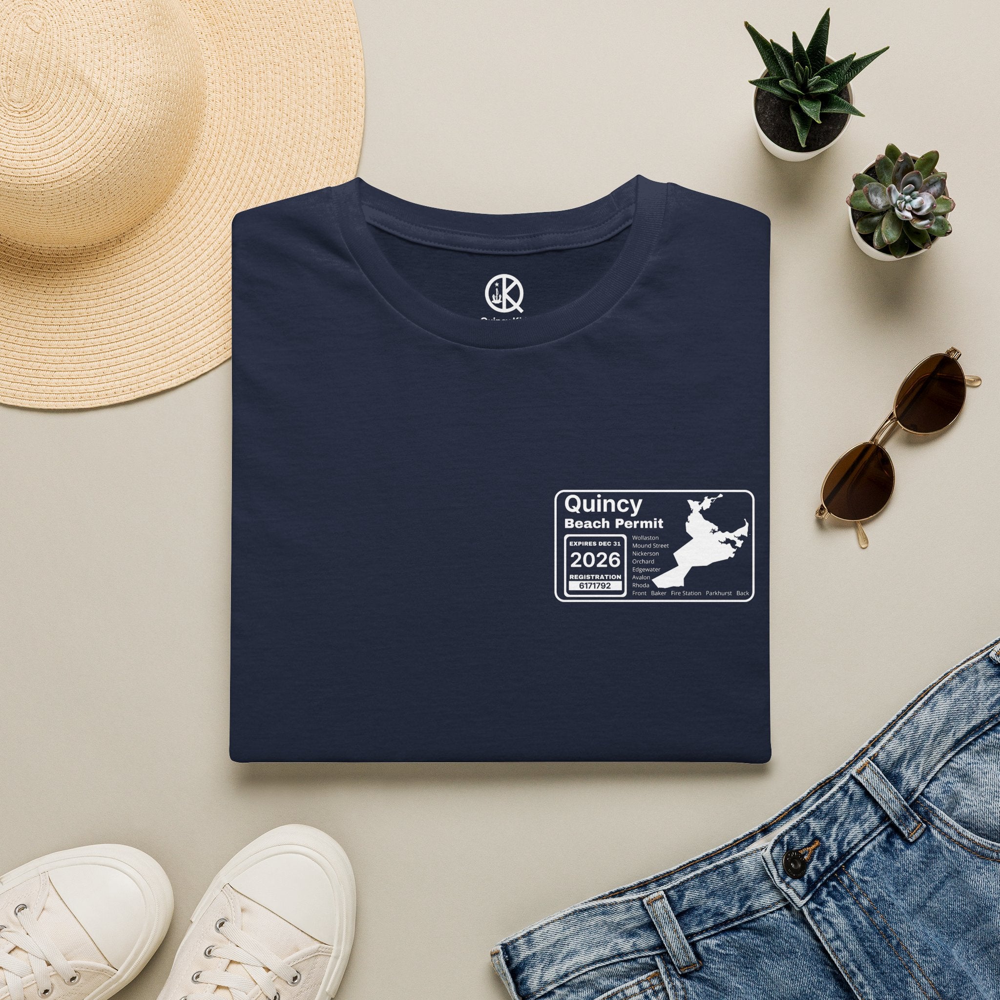 Quincy Beach Permit T-Shirt - Unisex