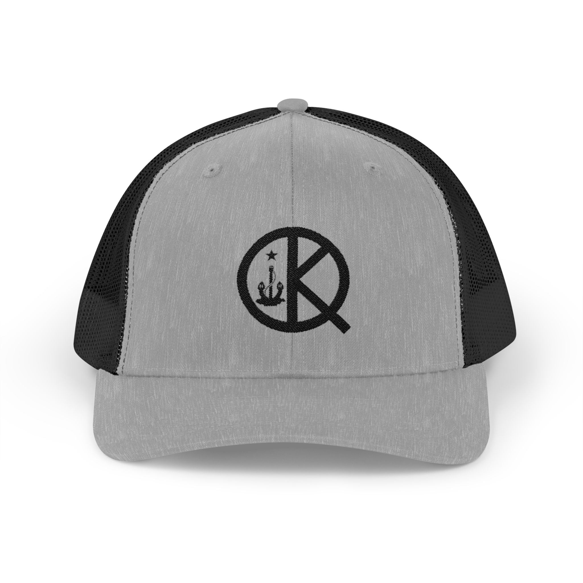 QK Logo Snapback Trucker Cap