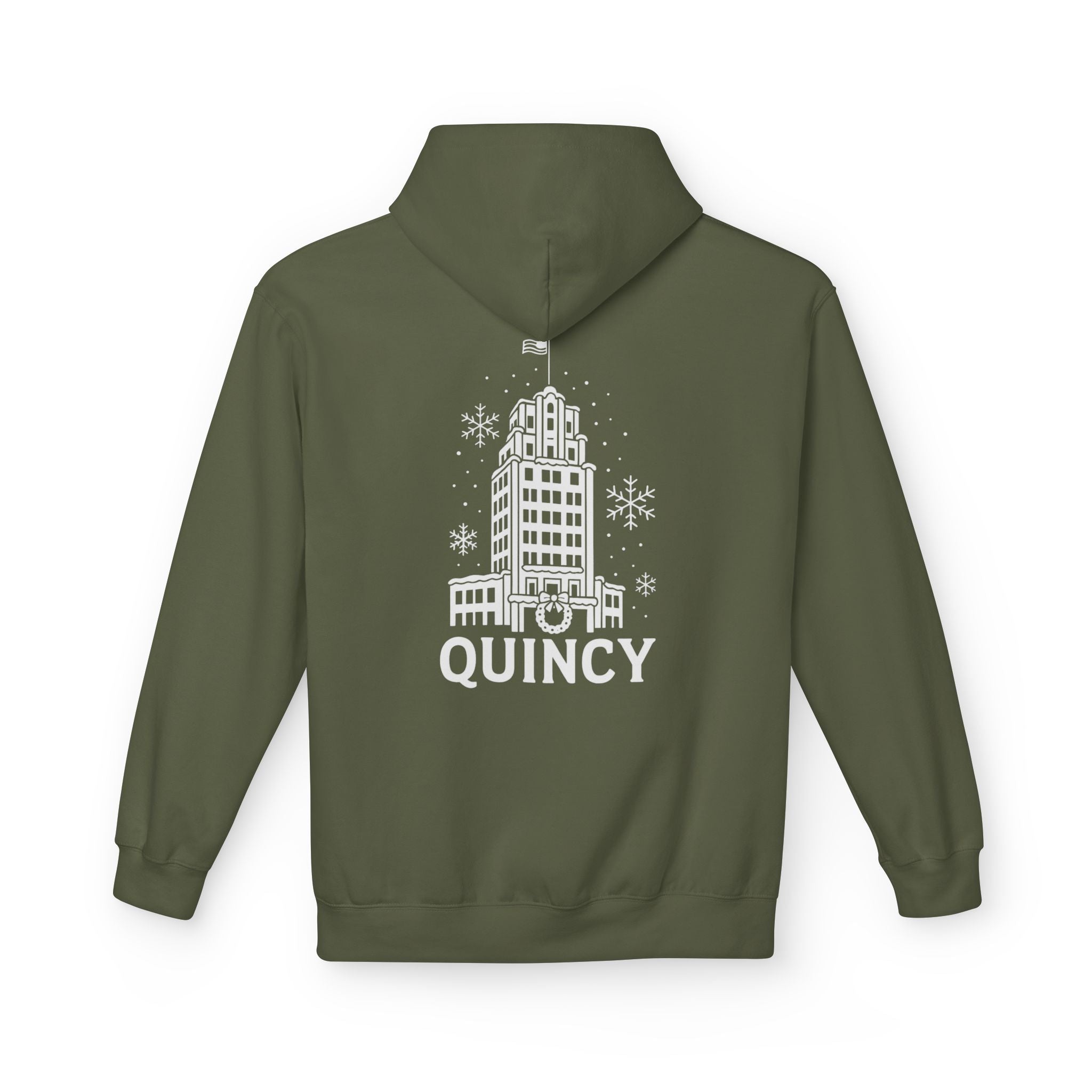 Quincy Center Holiday Scene Hoodie