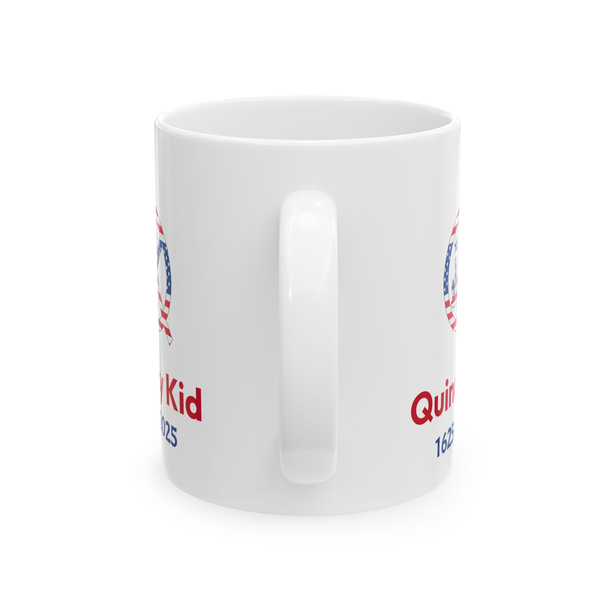 Quincy Kid Red, White and Blue Mug