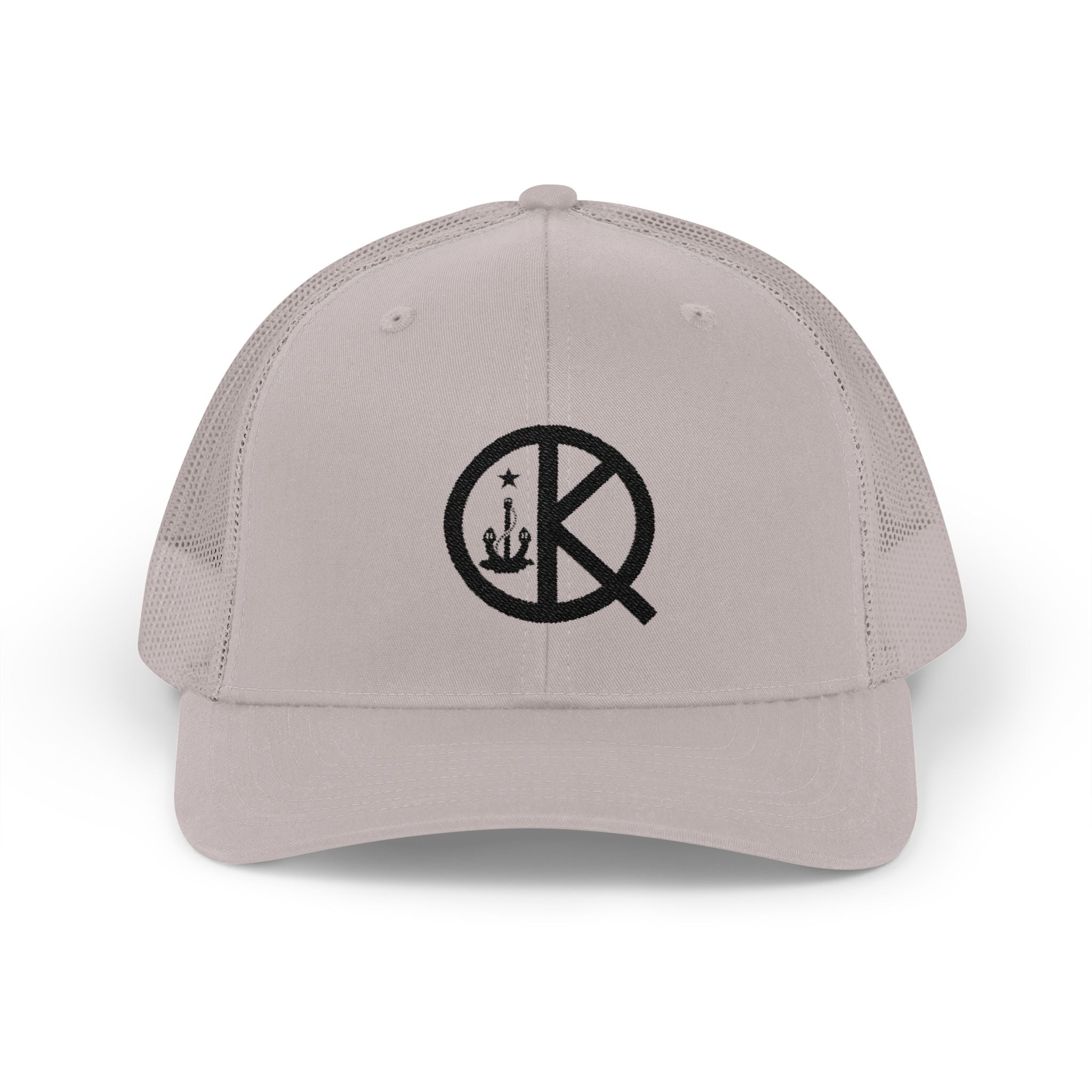 QK Logo Snapback Trucker Cap