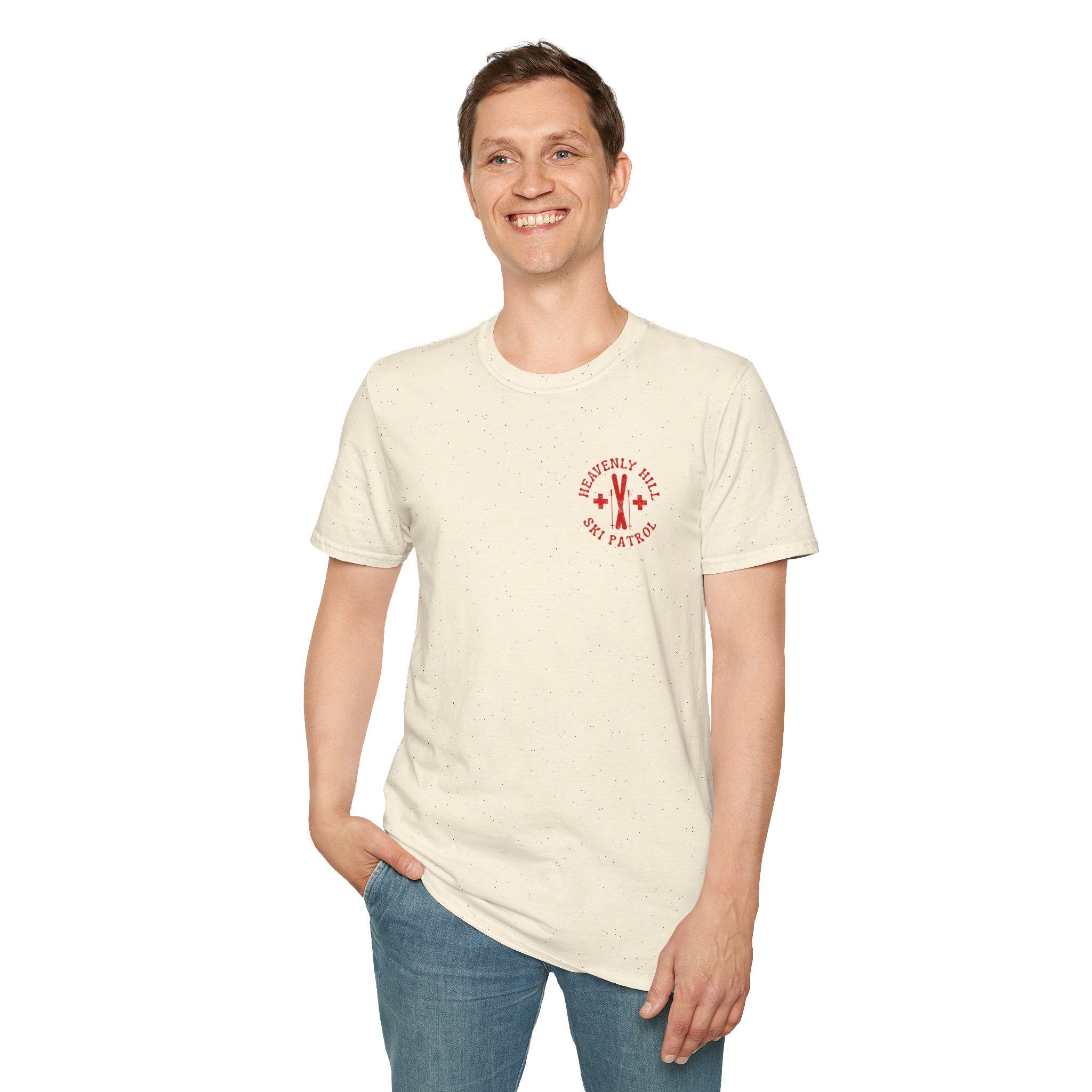 Distressed Heavenly Hill Ski Patrol T-shirt