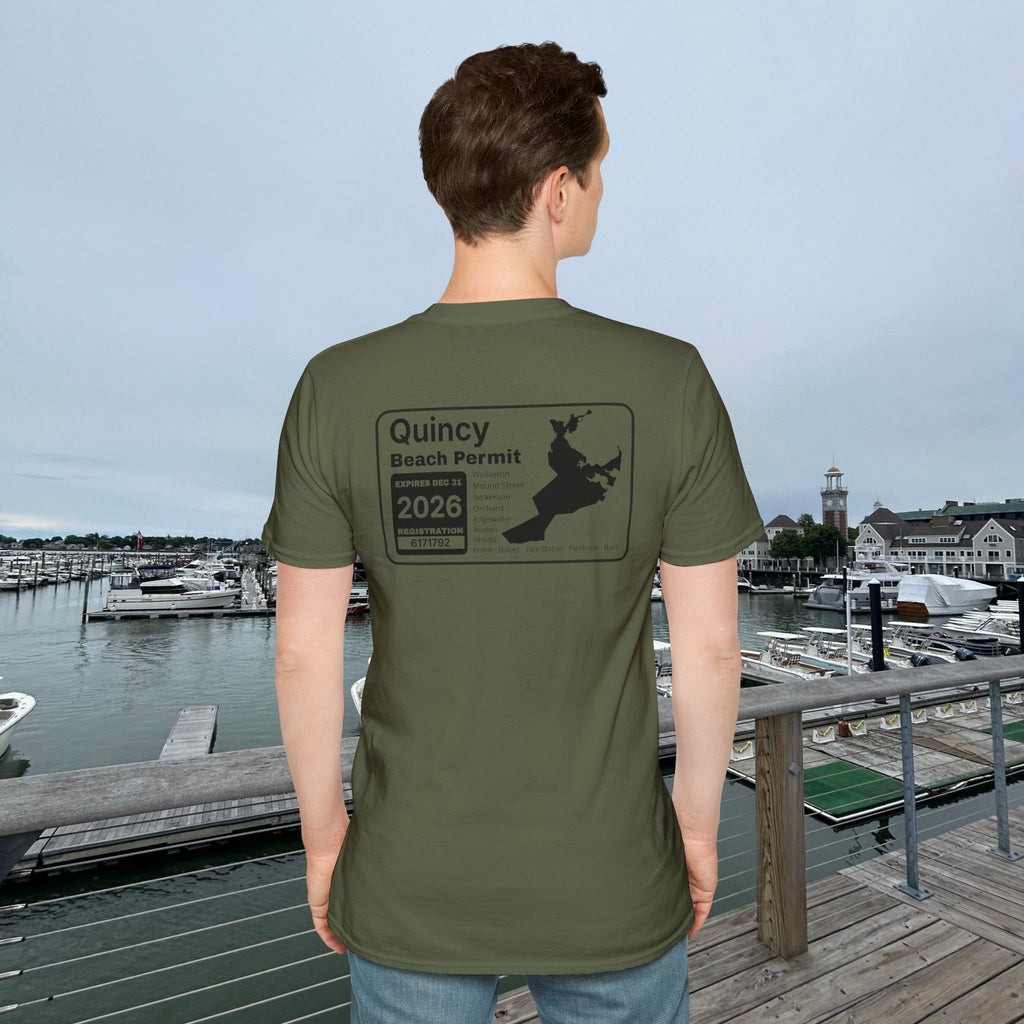 Quincy Beach Permit T-Shirt - Unisex