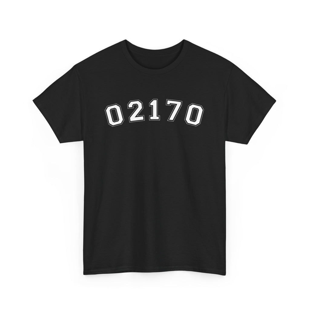 02170- Quincy Zip Code T-shirt White Text